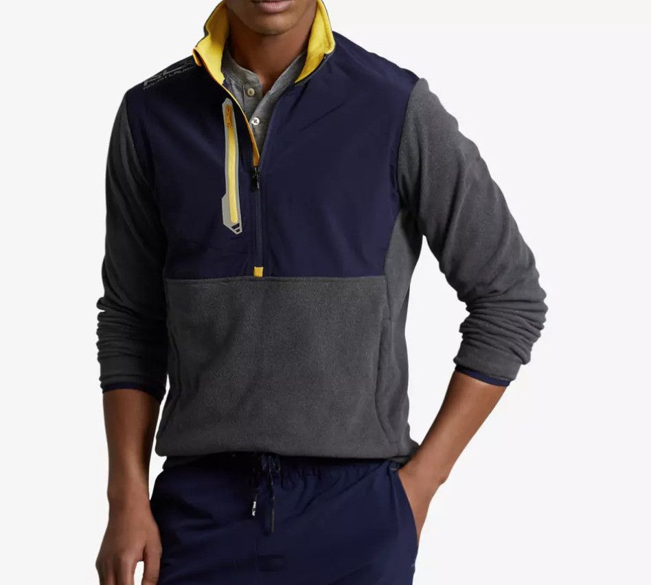 Polo Ralph Lauren RLX Golf by Ralph Lauren 1/2 Zip Fleece Sweatshirt ( L ) Size US L / EU 52-54 / 3 - 1 Thumbnail