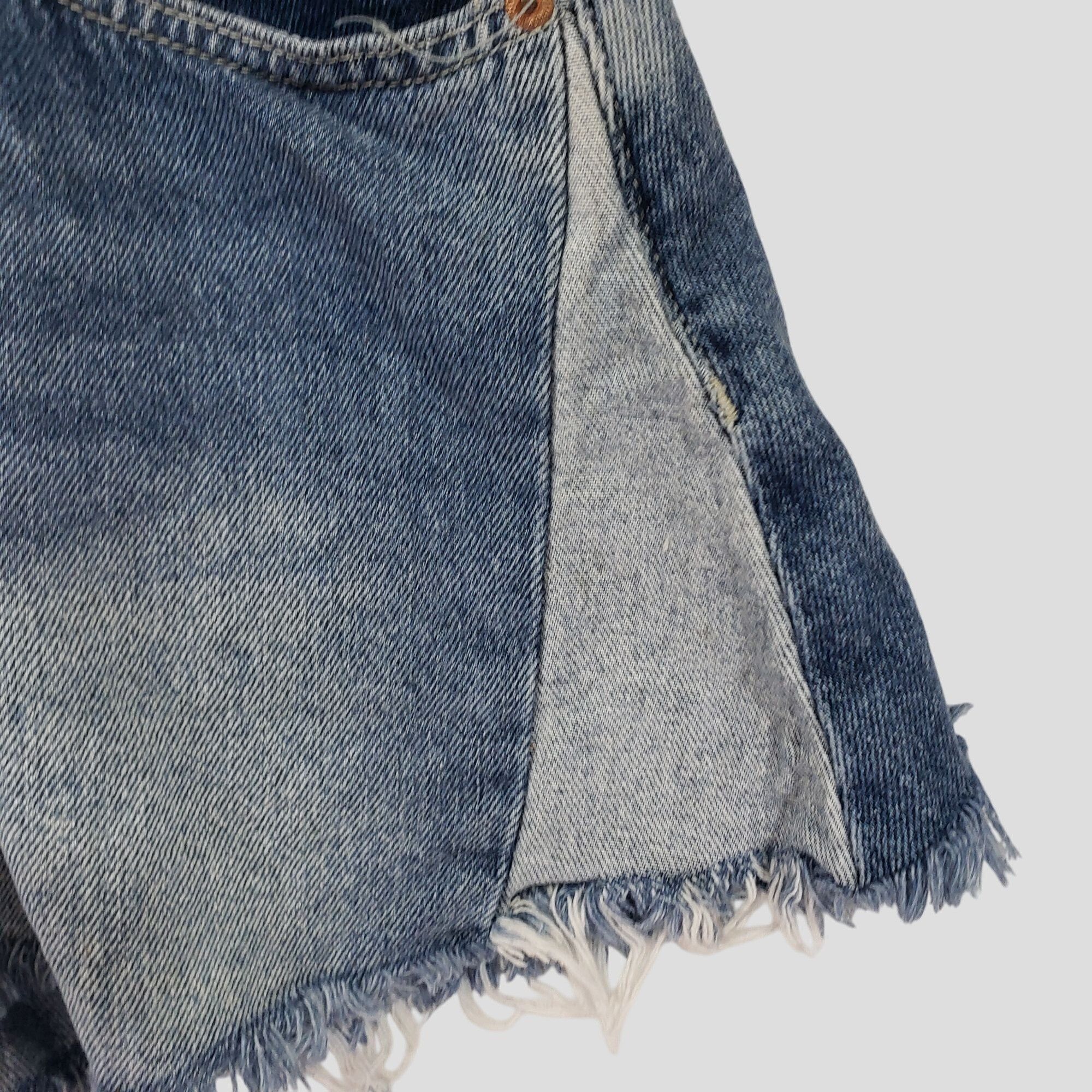 Forever 21 Forever 21 Premium High-Waisted Distressed Denim Shorts 31 Size 31" - 5 Thumbnail