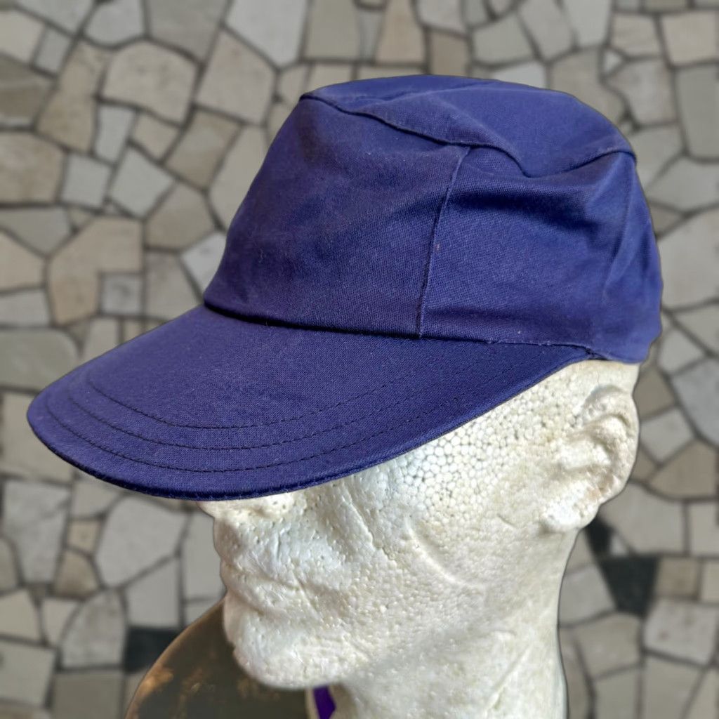 Vintage VINTAGE HaT Work Hat 1960s Black Size 7 1/8 French Blue Workwear Size ONE SIZE - 1 Thumbnail
