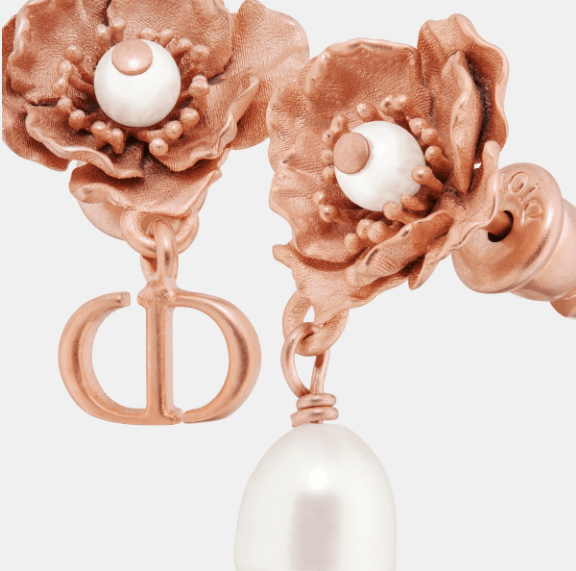 Dior o1w1db10424 Size: OS D-Millefiori Earrings in White/Pink Size ONE SIZE - 5 Thumbnail