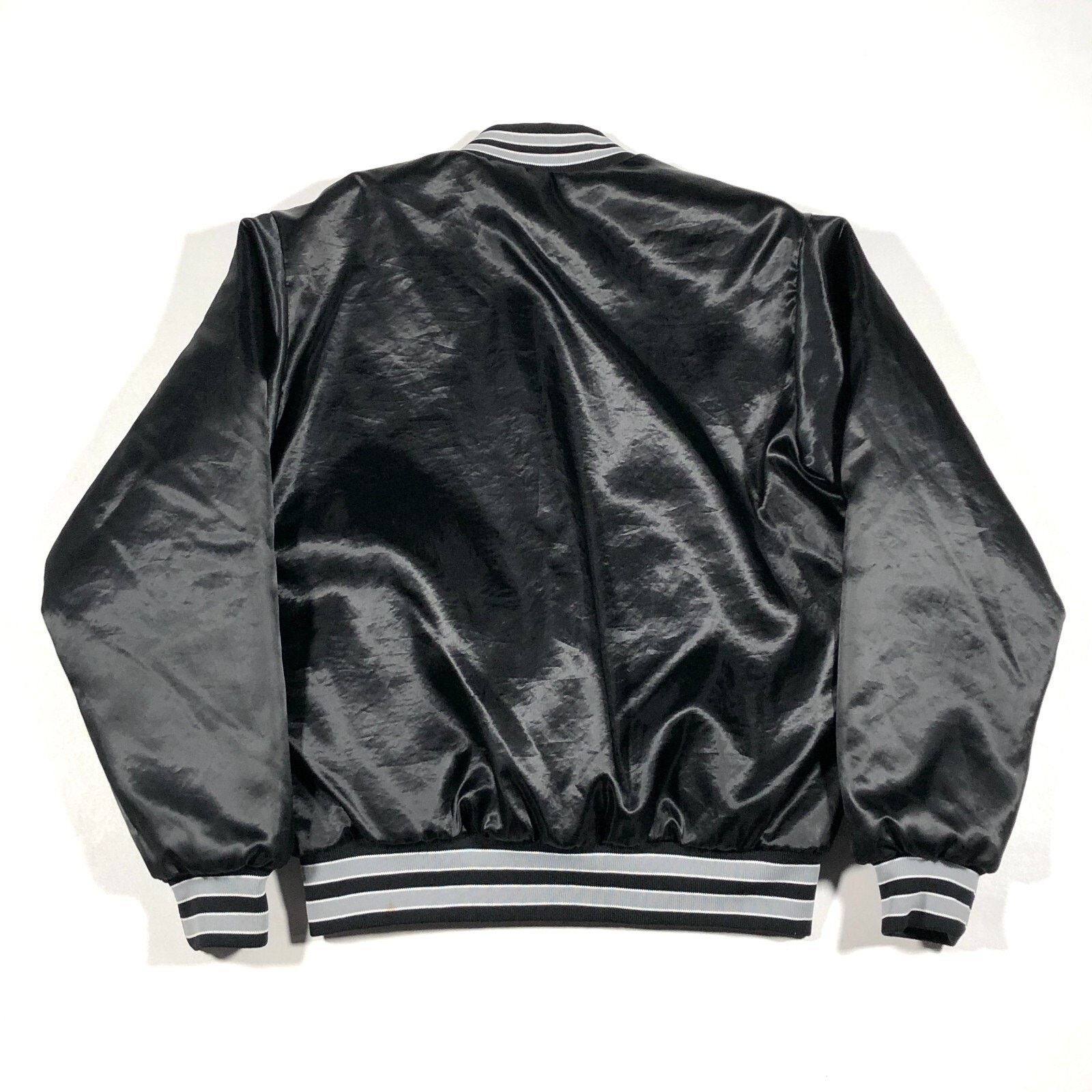 NHL × Swingster × Vintage Vintage NHL San Jose Sharks Swingster Black Satin Jacket Size US M / EU 48-50 / 2 - 6 Thumbnail