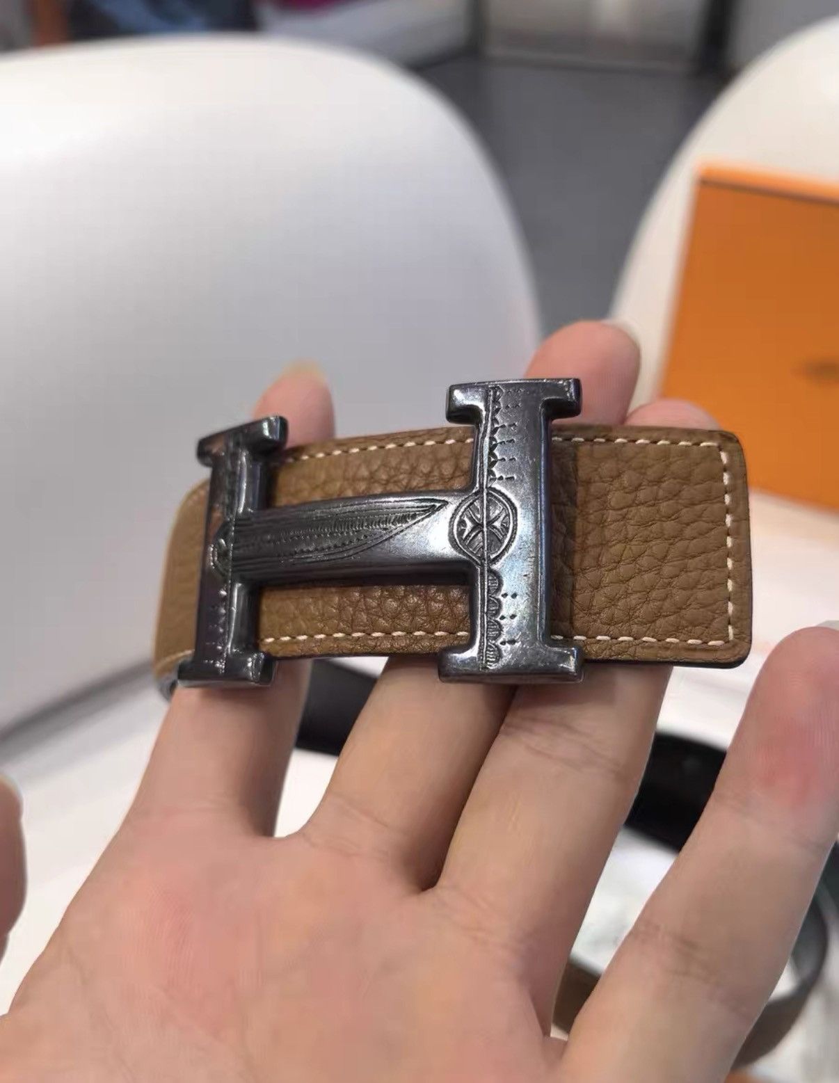 Hermes Hermès vintage limited-edition belt J38 Size ONE SIZE - 6 Thumbnail