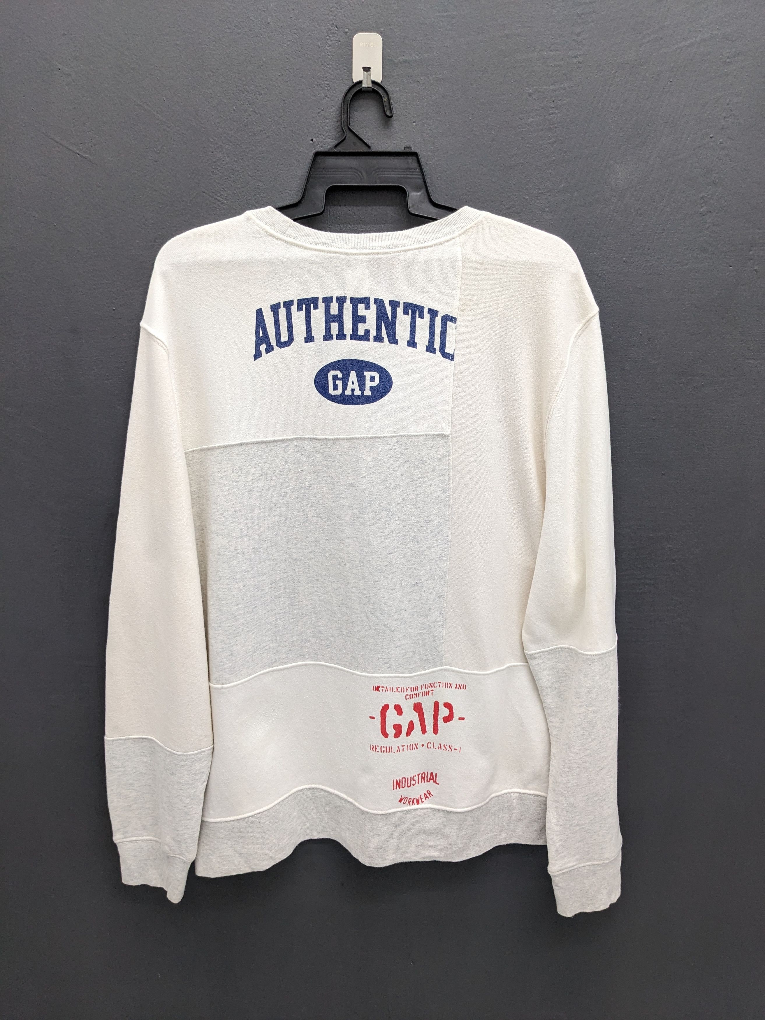 Gap GAP Patchwork Graphic Deconstructed Colorblock Sweatshirt Size US XL / EU 56 / 4 - 6 Thumbnail