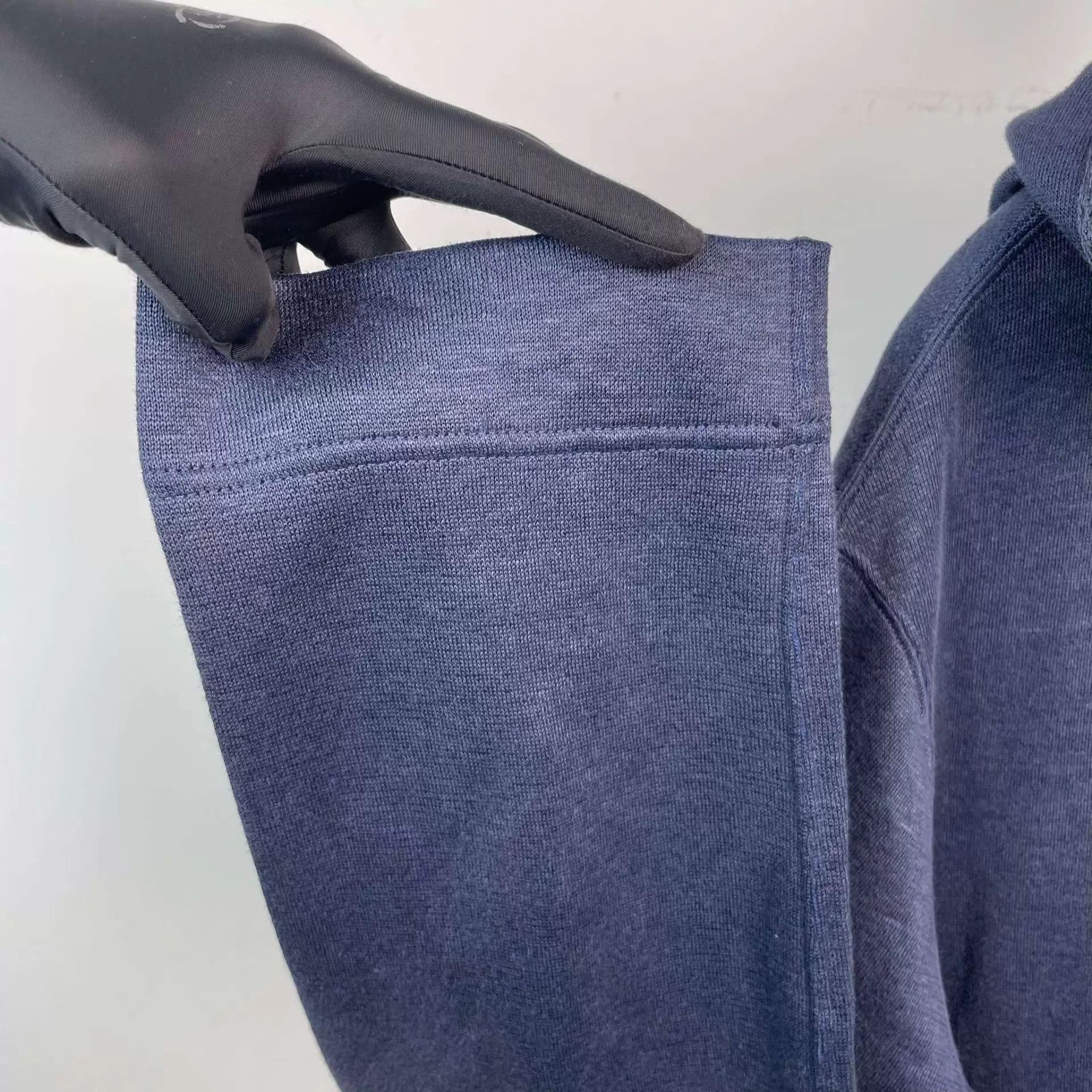 Loro Piana LP 92 New hooded linen cardigan 42 navy blue Size US XS / EU 42 / 0 - 8 Thumbnail