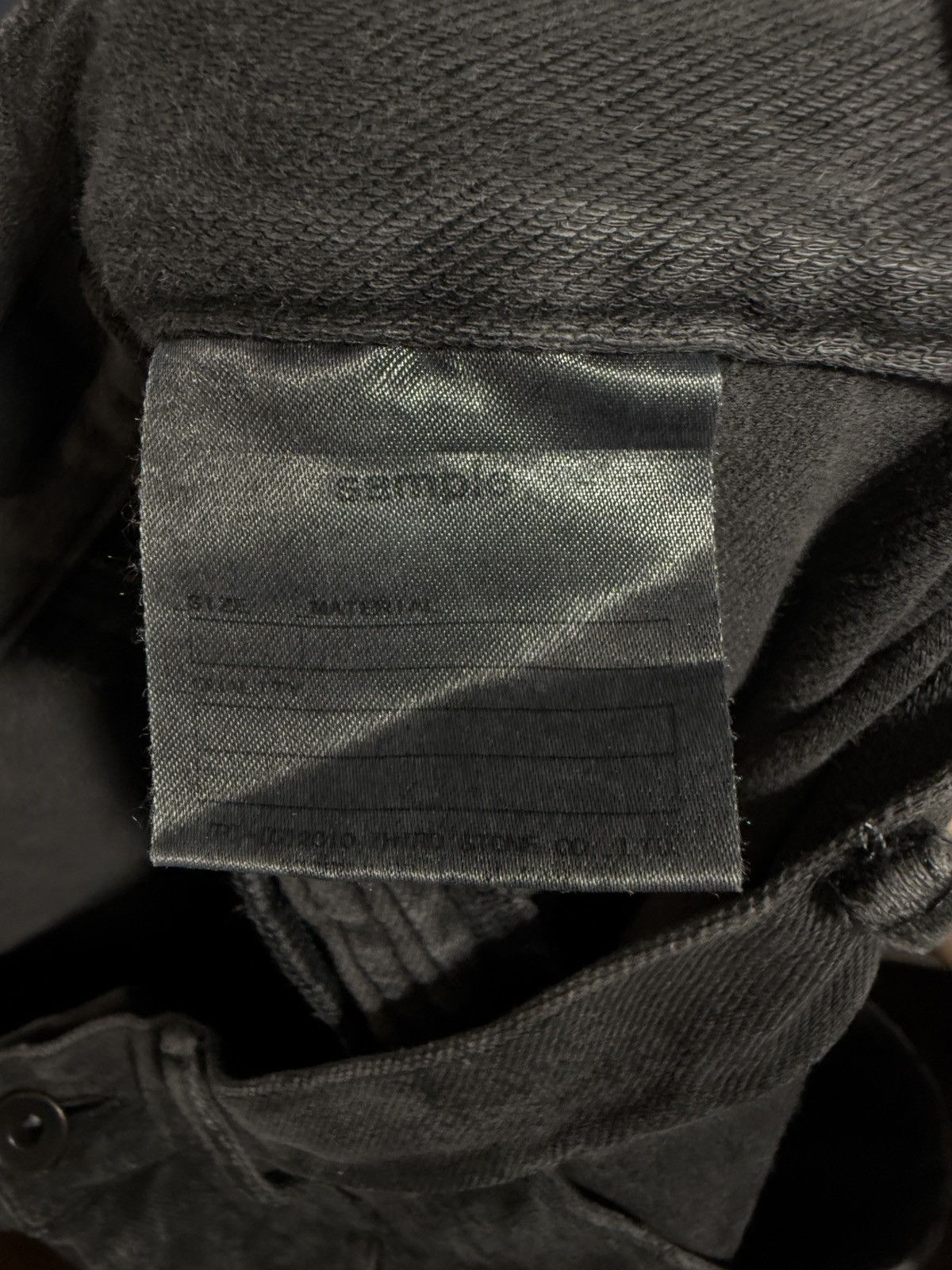 Julius Julius [rare] sample black waxed denim pants Size US 30 / EU 46 - 5 Thumbnail