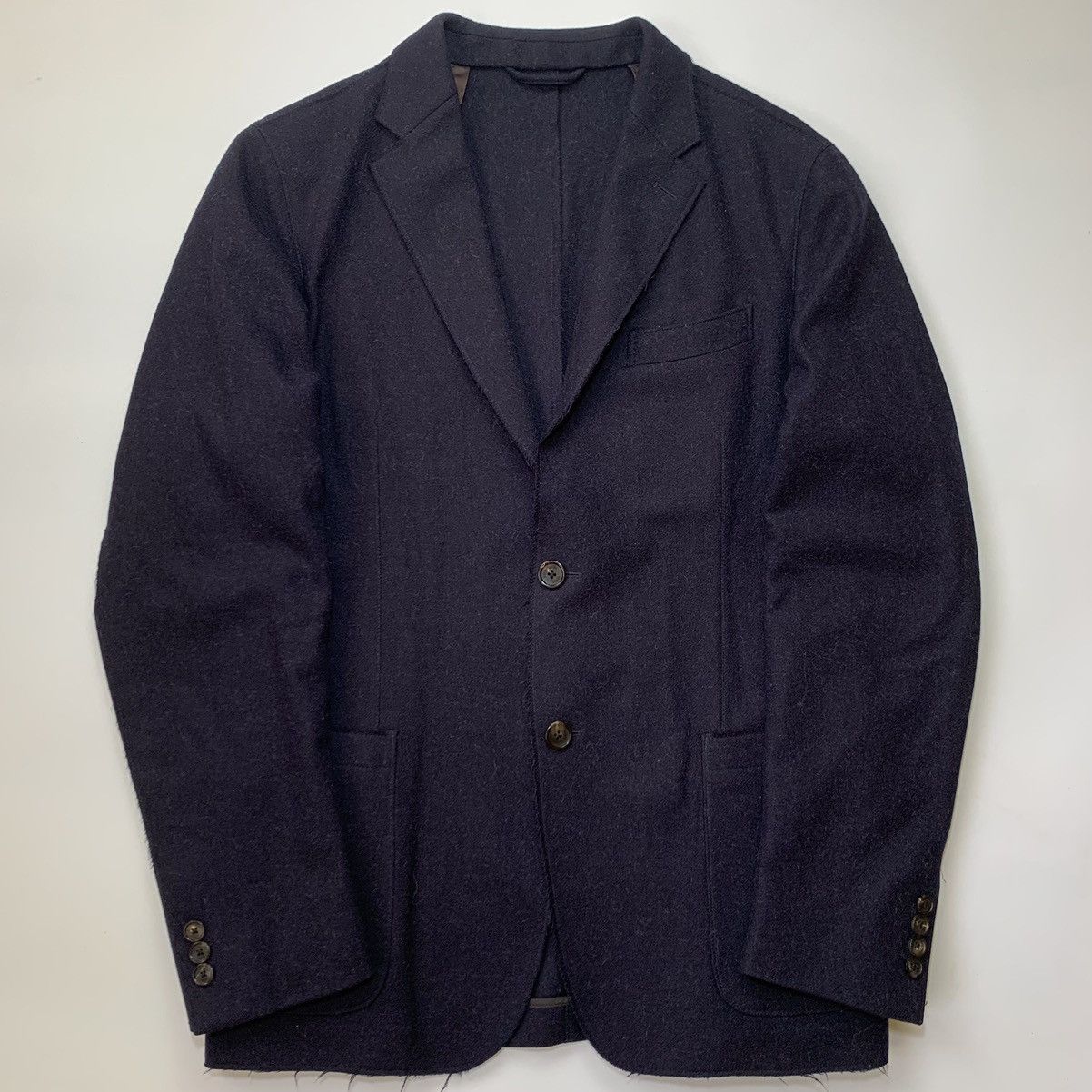 Ermenegildo Zegna Ermenegildo Zegna Trofeo Tweed Blazer Lana Wool Size 52L - 1 Thumbnail
