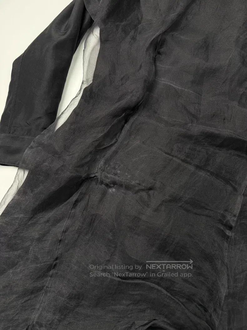 Junya Watanabe Junya Watanabe Black organza long shirt Size US M / EU 48-50 / 2 - 6 Thumbnail