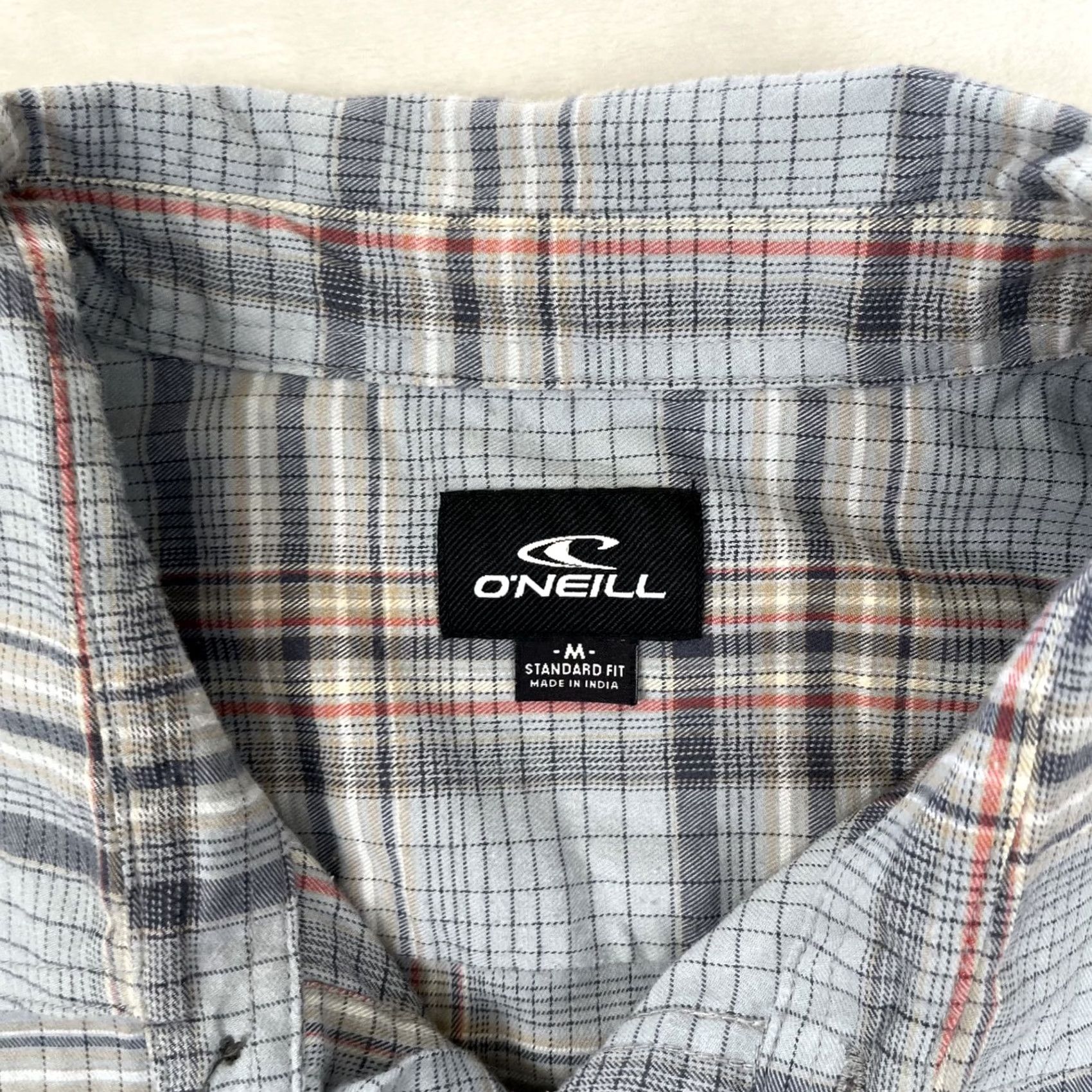 O'Neill O'Neill Shirt Mens Medium Blue Plaid Short Sleeve Button Front Casual Shirt Size US M / EU 48-50 / 2 - 3 Thumbnail
