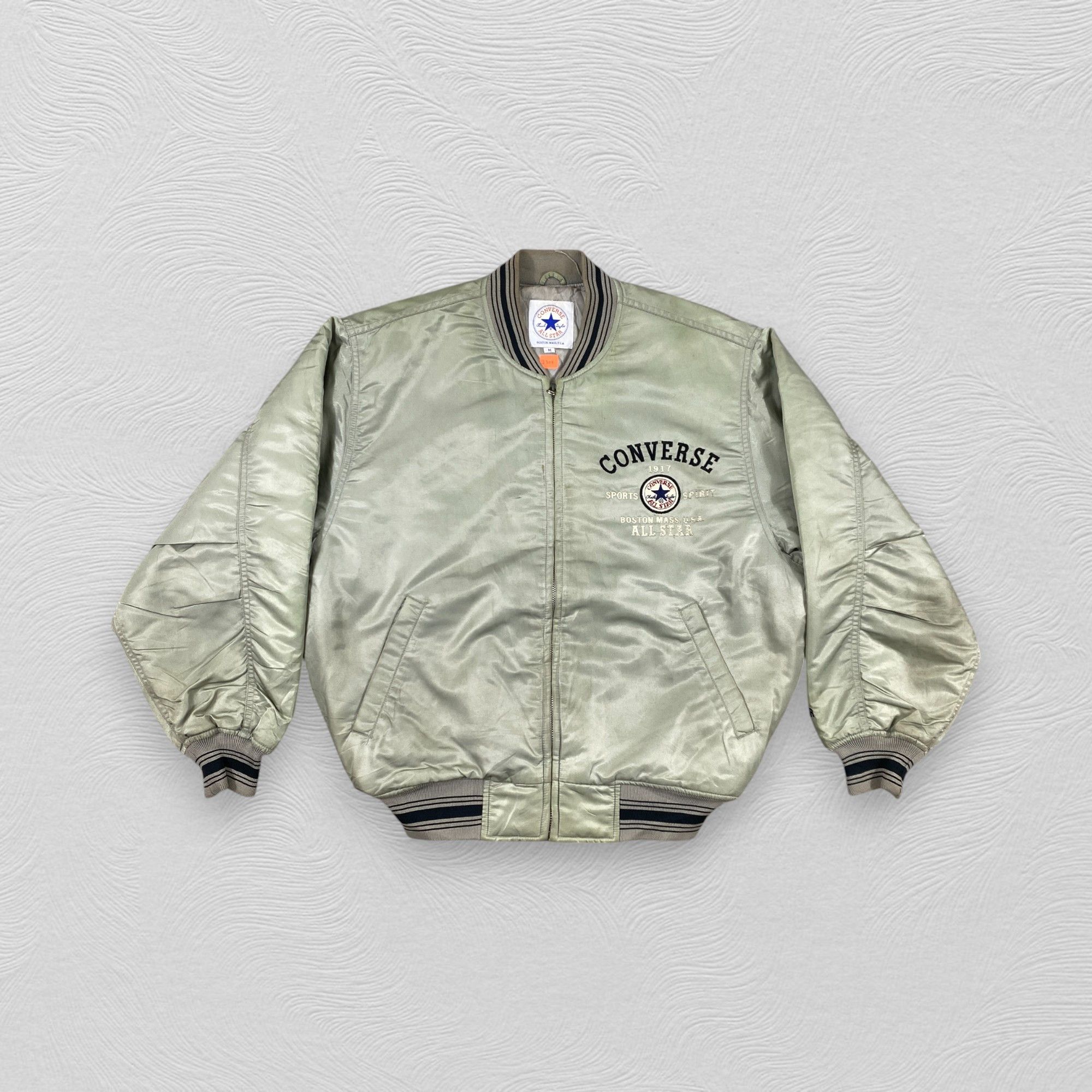 Converse VINTAGE CONVERSE BOMBER JACKET BIG LOGO -J308 Size US M / EU 48-50 / 2 - 2 Thumbnail
