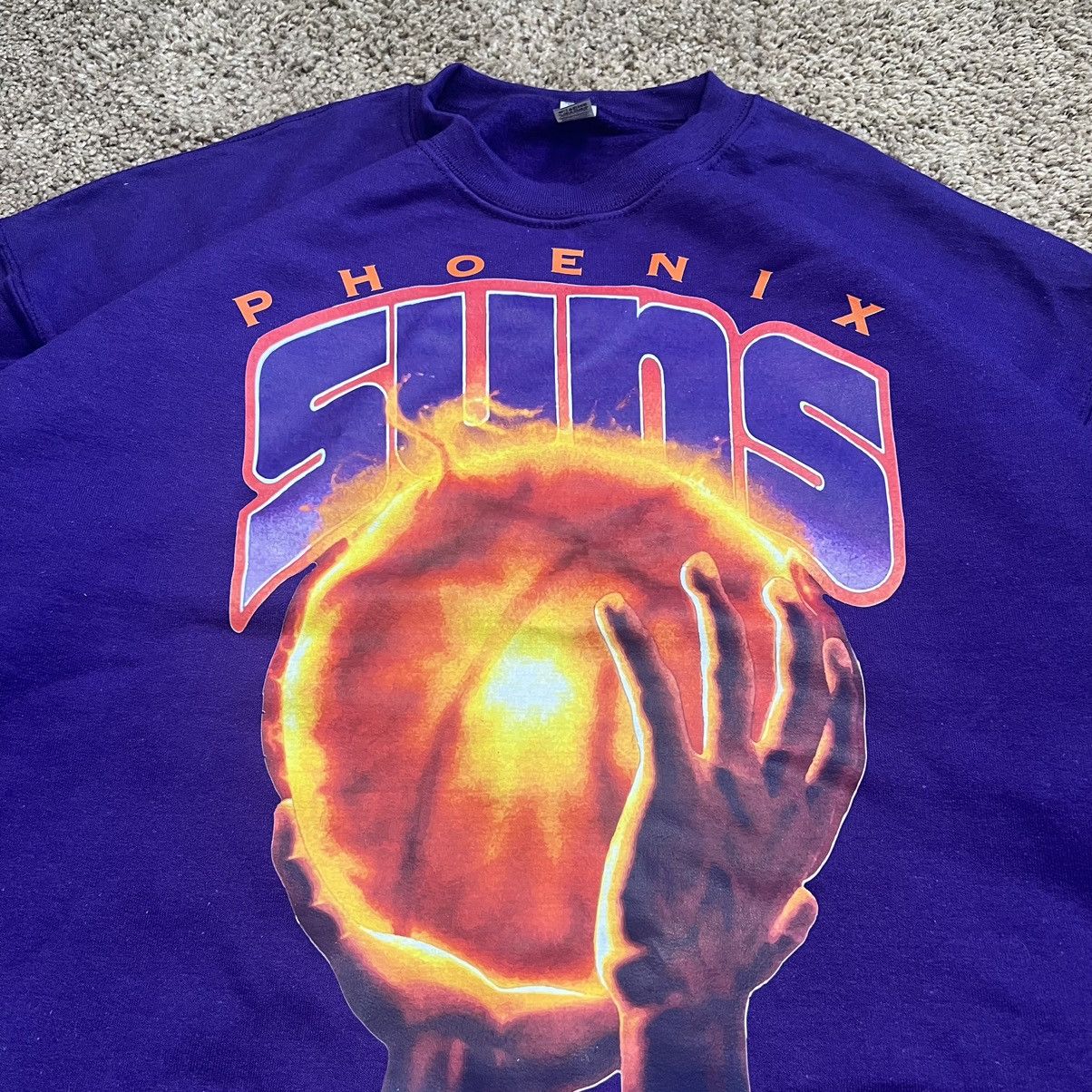 NBA Vintage 90s Phoenix Suns NBA Crewneck Sweatshirt custom Size US L / EU 52-54 / 3 - 1 Thumbnail
