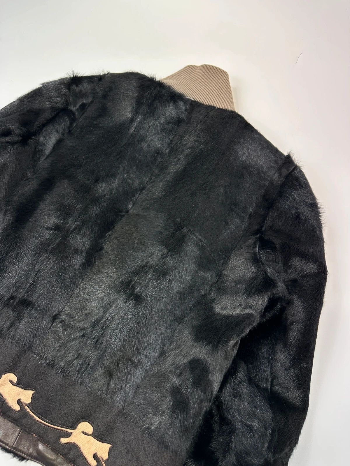 Prada Prada Sport FW01-05 Black Calf & Fox Fur Leather Jacket Size M / US 6-8 / IT 42-44 - 11 Thumbnail