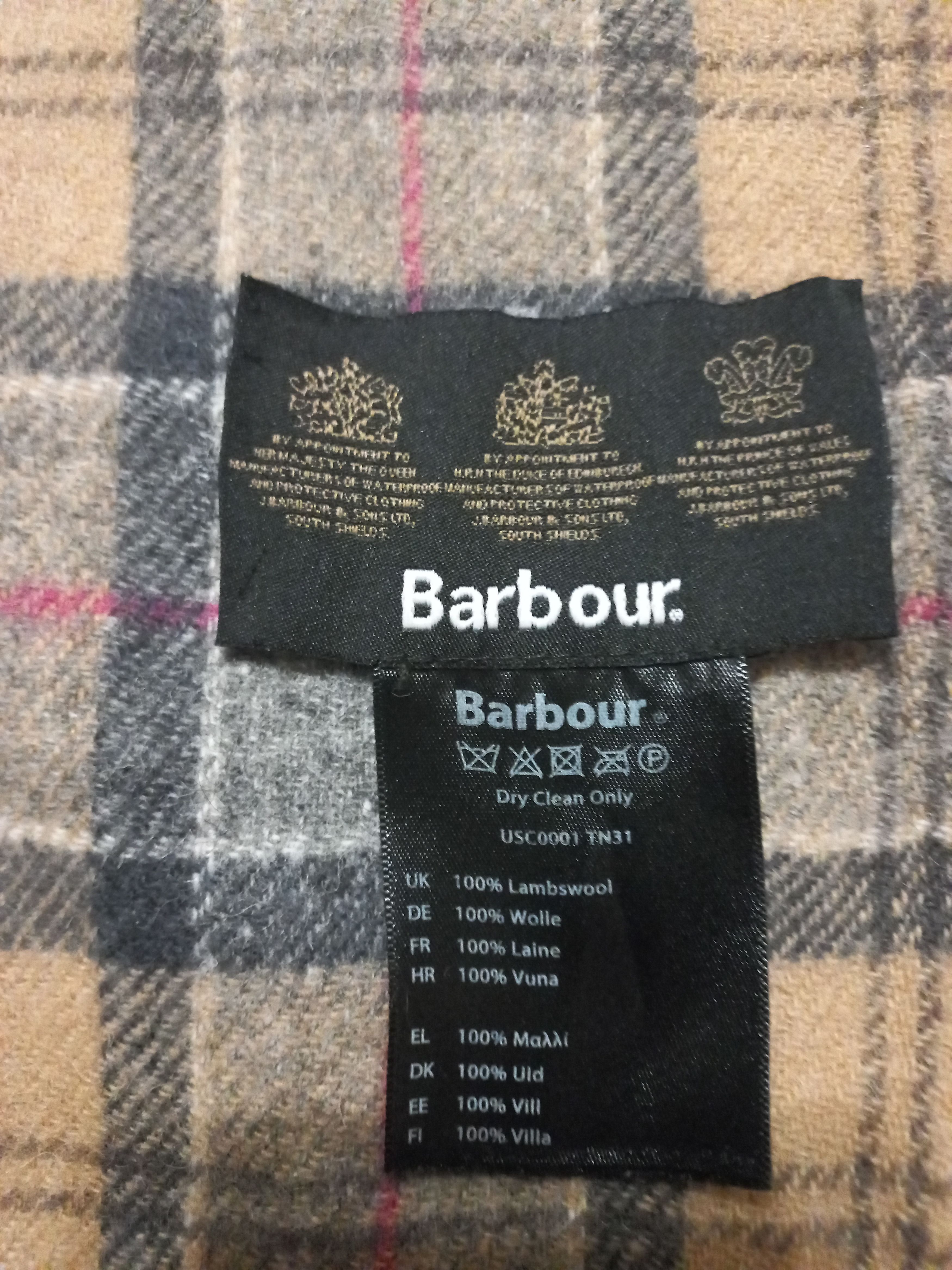 Barbour × Vintage Scarf Barbour Vintage Size ONE SIZE - 5 Thumbnail