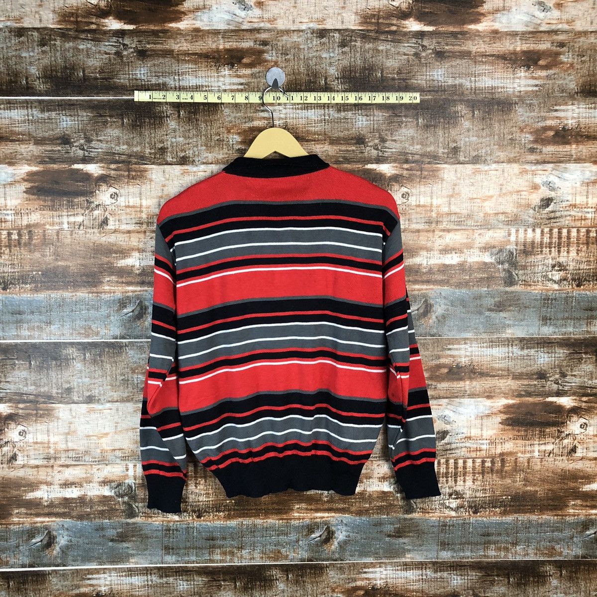 Homespun Knitwear Japanese Brand Red Knitwear #A957 Size M / US 6-8 / IT 42-44 - 10 Thumbnail