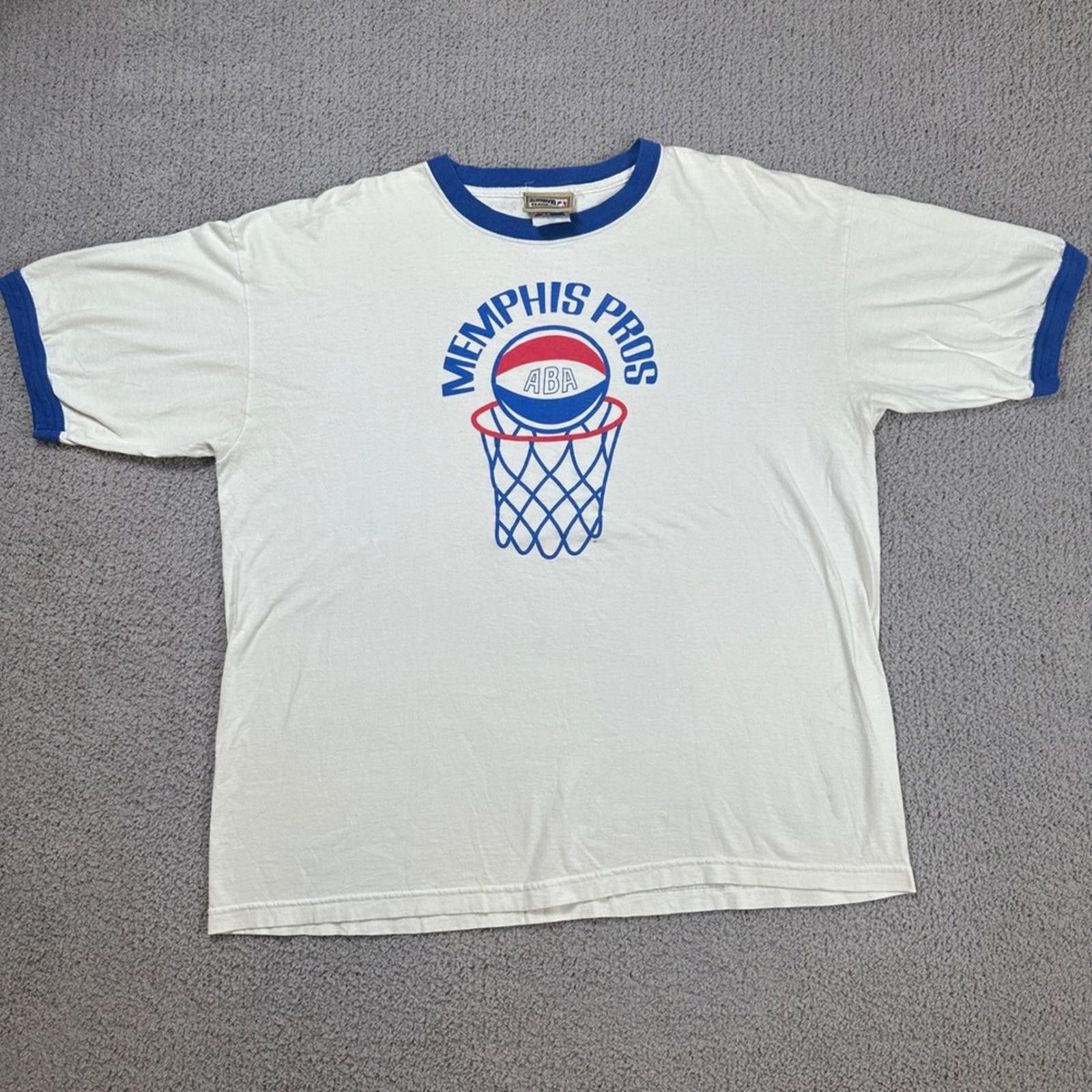 Majestic Majestic Hardwood Classics ABA Memphis Pros T Shirt XXL Size US XXL / EU 58 / 5 - 1 Thumbnail