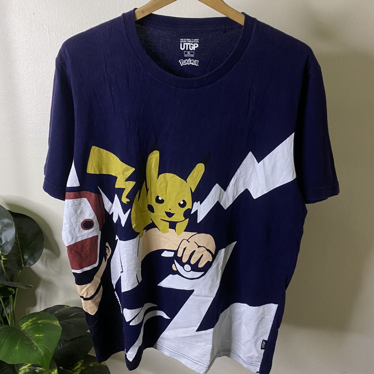 Pokemon Nintendo x Pokemon Pikachu Big Graphic Collaboration Tee Size US L / EU 52-54 / 3 - 2 Thumbnail
