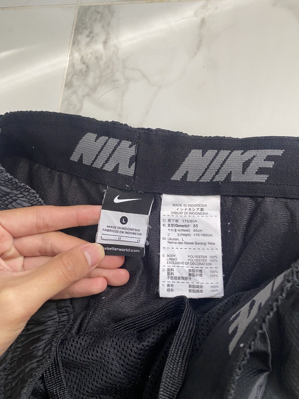 Nike Baggy Nike Trackpants Size US 35 - 6 Thumbnail
