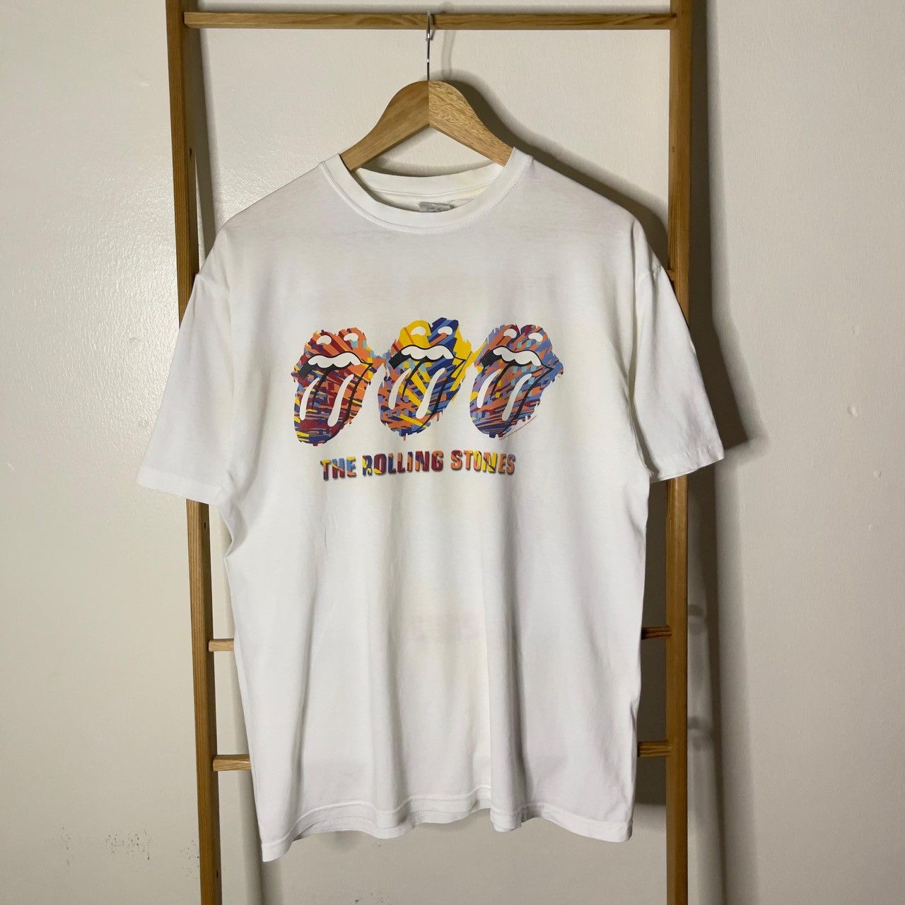 Vintage Vtg Rolling Stone 2003 Europe Tour T-shirt Size US M / EU 48-50 / 2 - 1 Thumbnail