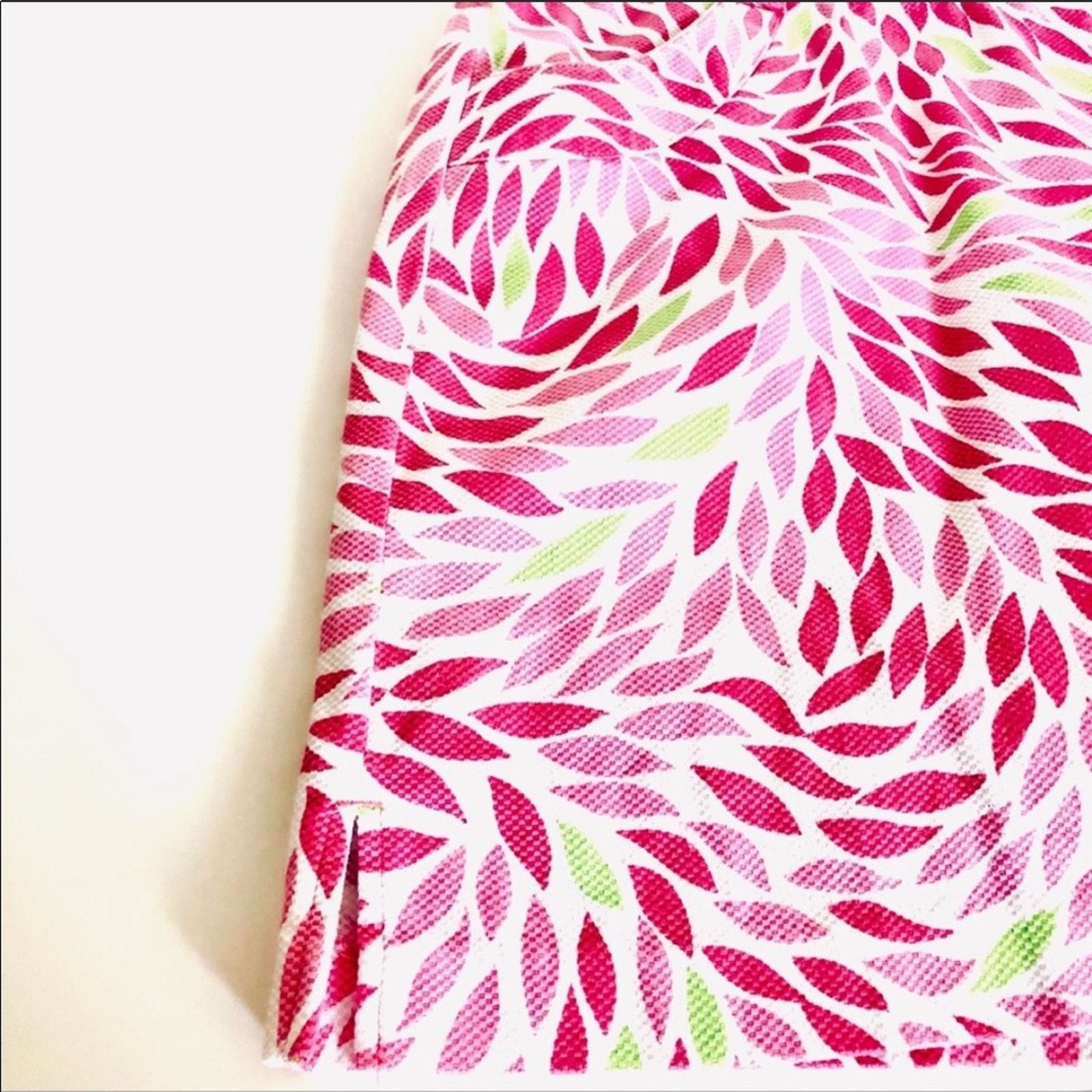 Nike EP PRO Pink White Floral Abstract Pattern Print Mini Skirt Size 27" / US 4 / IT 40 - 7 Thumbnail