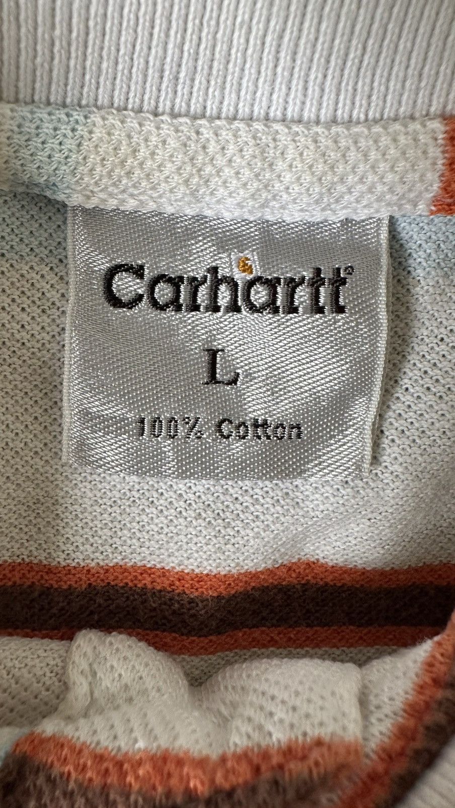 Carhartt VINTAGE CARHARTT STRIPES POLO TEE Size US M / EU 48-50 / 2 - 6 Thumbnail