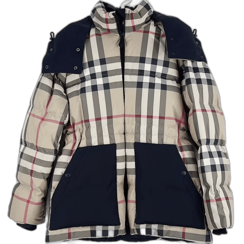 Burberry Burberry Plaid Puffer Jacket L Size US L / EU 52-54 / 3 - 1 Thumbnail