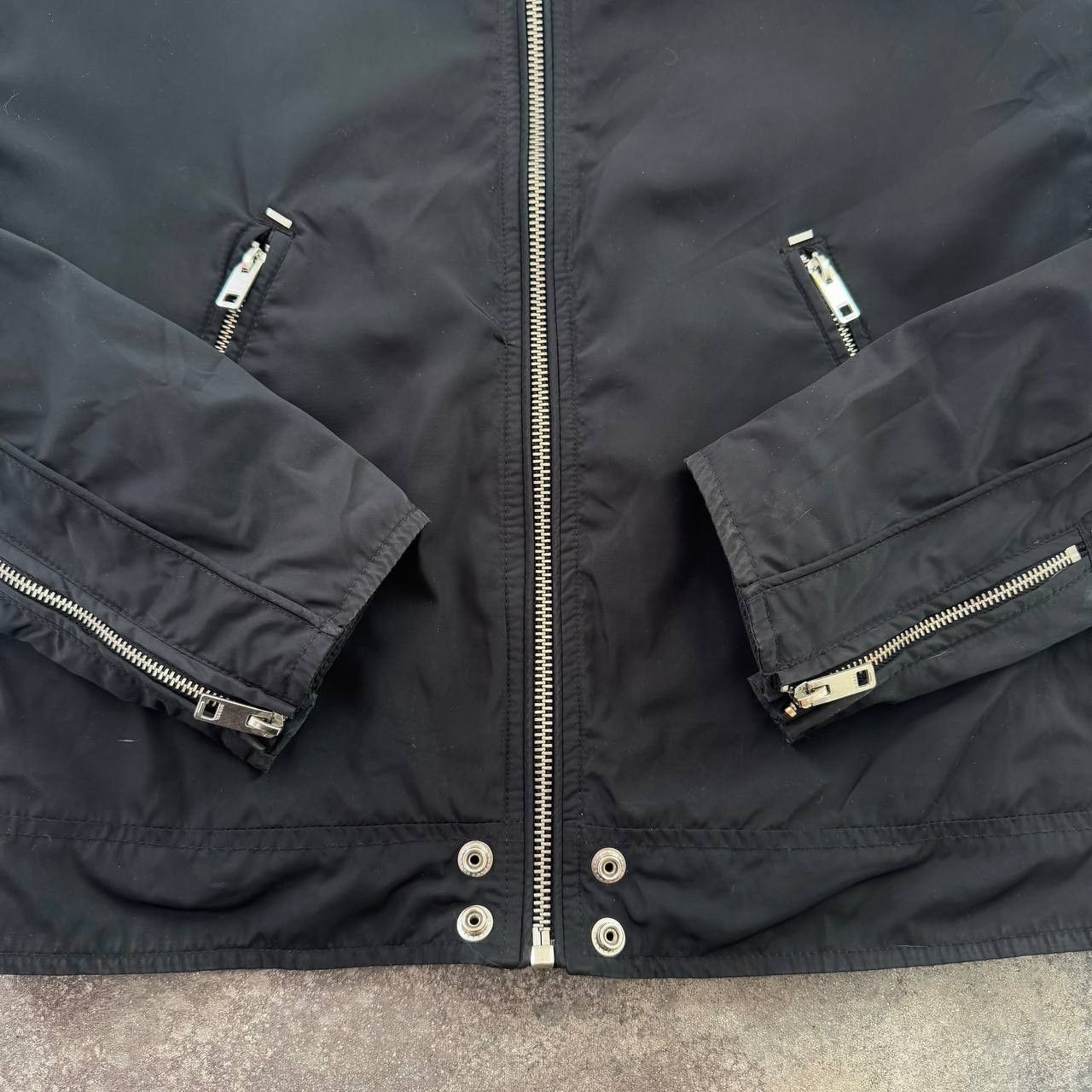 Diesel Diesel Zip Details Biker Bomber Jacket Size US L / EU 52-54 / 3 - 12 Thumbnail