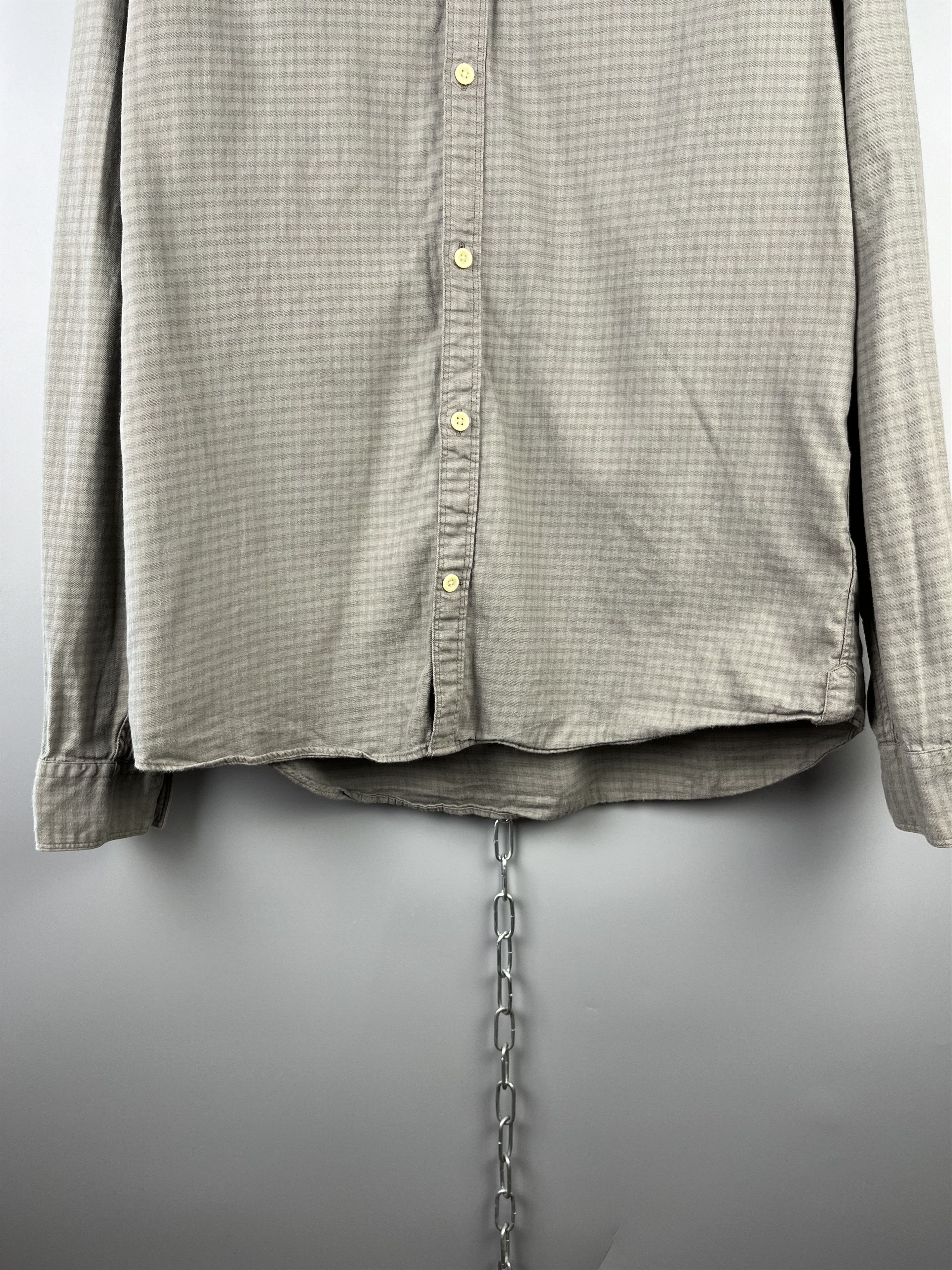 Allsaints Allsaints Cotton Button Up Long Sleeve LS Shirt Size US M / EU 48-50 / 2 - 4 Thumbnail