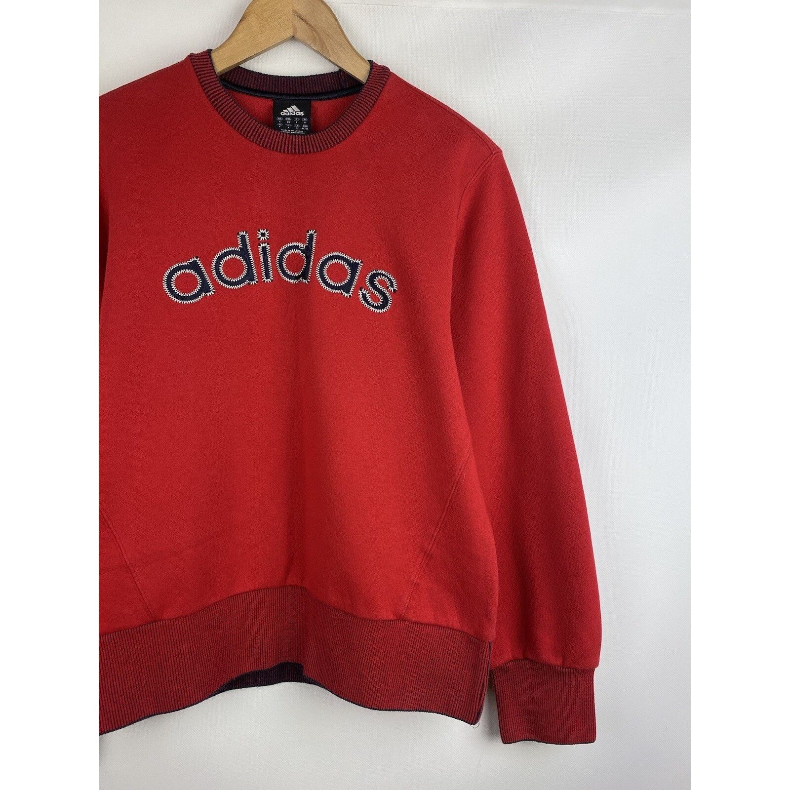 Adidas Adidas vintage big logo sweatshirt pullover size Xs / S Size US XS / EU 42 / 0 - 3 Thumbnail