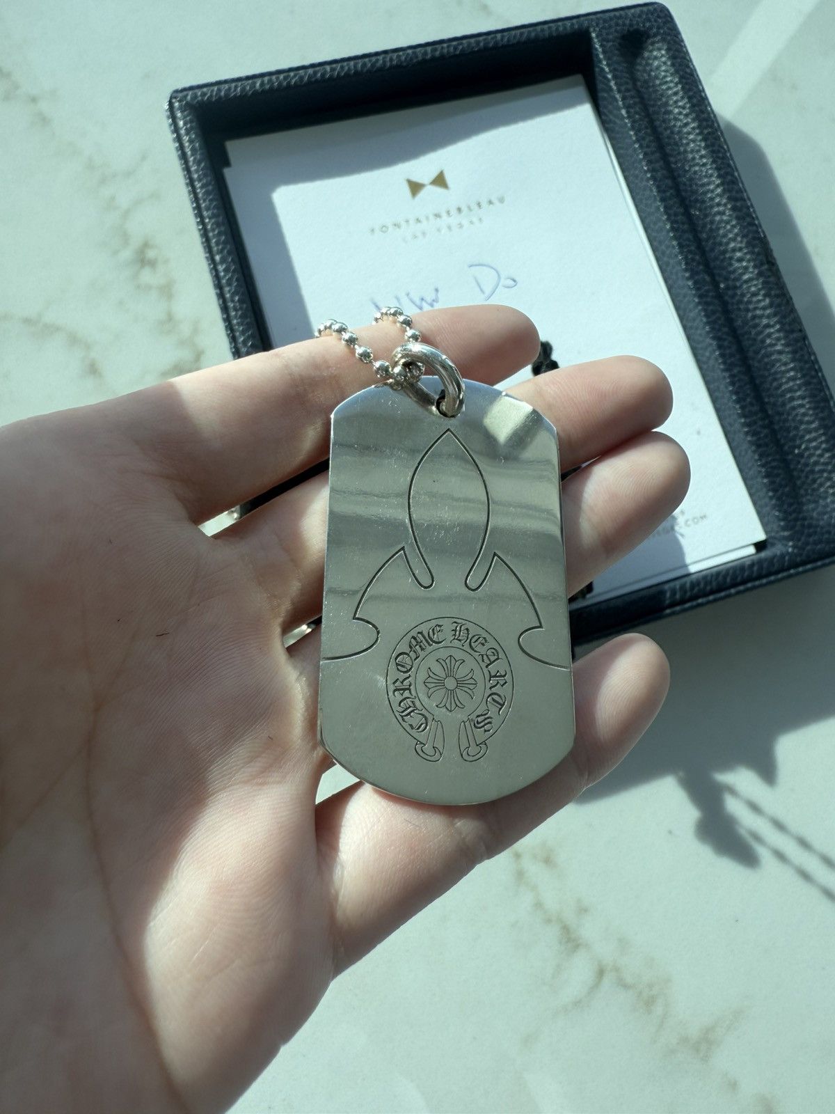 Chrome Hearts Chrome Hearts Dog Tag with ball chain Size ONE SIZE - 9 Thumbnail