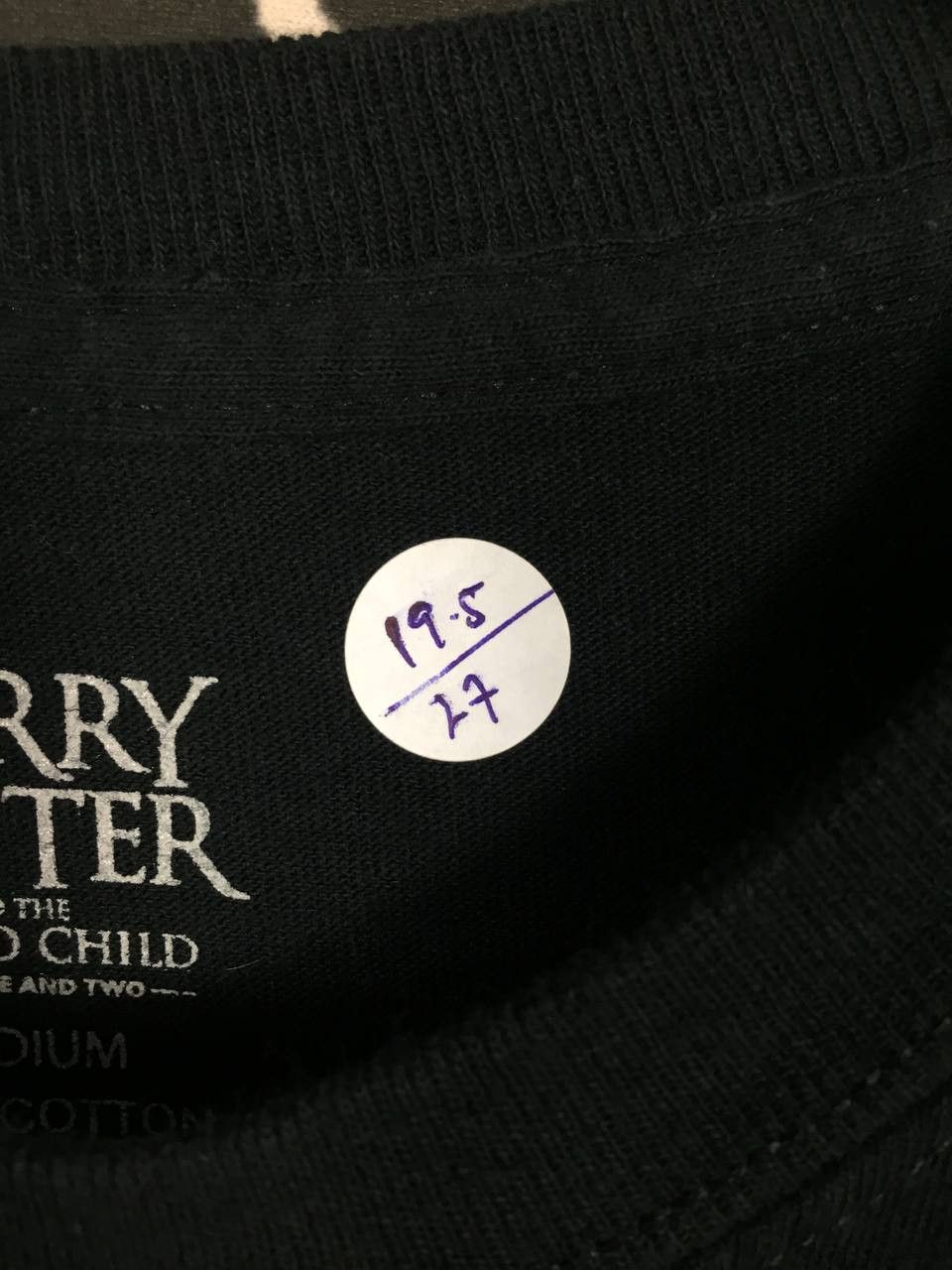 Vintage Harry Potter And The Cursed Child Dark Mark Artwork Tee Size US M / EU 48-50 / 2 - 8 Thumbnail