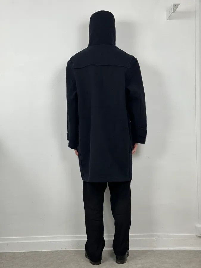 Yves Saint Laurent 1990s Yves Saint Laurent Classy Dark Navy Wool Duffle Coat Size US M / EU 48-50 / 2 - 3 Thumbnail