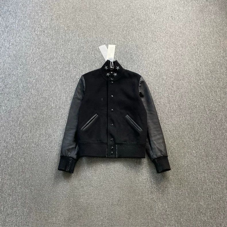 Yves Saint Laurent Saint Laurent Black Star Baseball Jacket-2508 Size US M / EU 48-50 / 2 - 1 Thumbnail