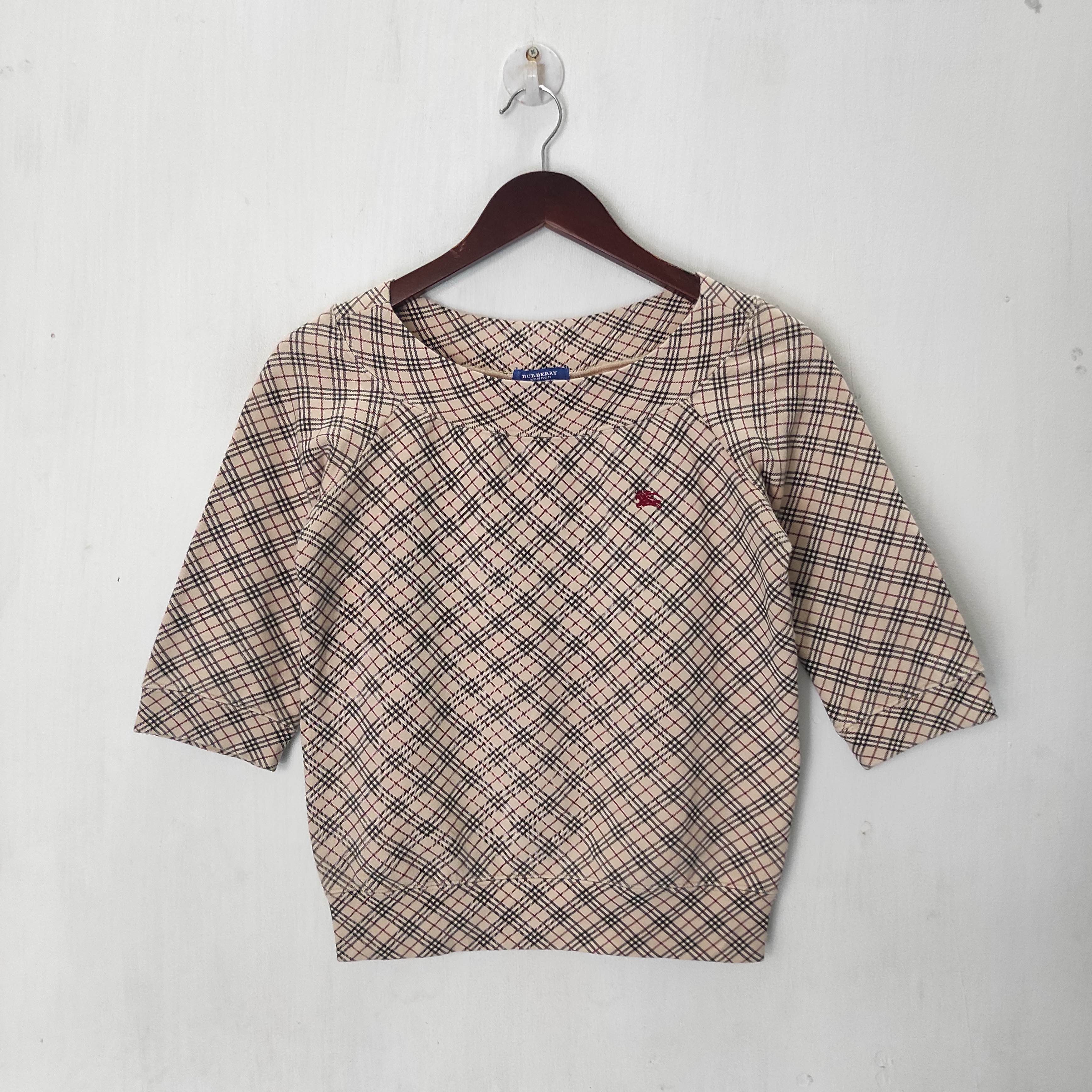 Burberry Burberry Novacheck Crop Tops Size M / US 6-8 / IT 42-44 - 2 Thumbnail