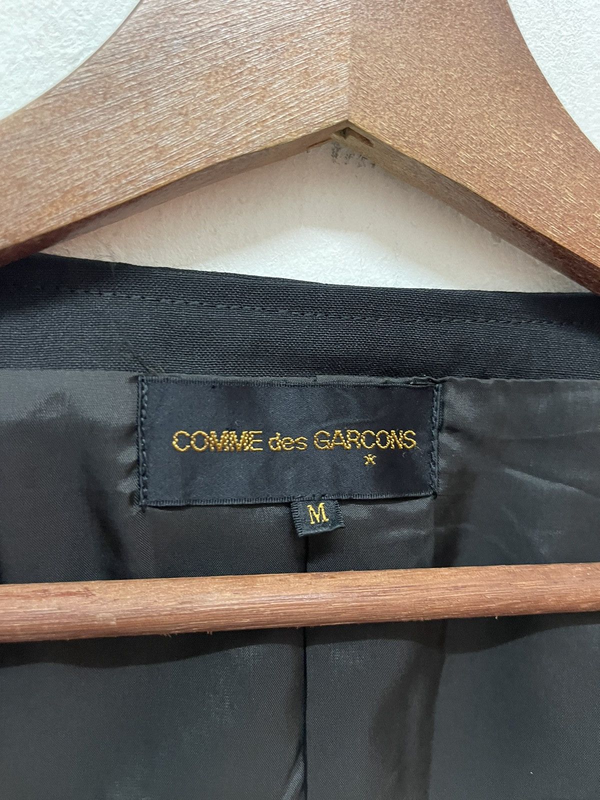 Comme des Garcons 🔥ARCHIVAL FW89 DRESS VINTAGE CDG HOMME WOOL BLACK Size M / US 6-8 / IT 42-44 - 8 Thumbnail