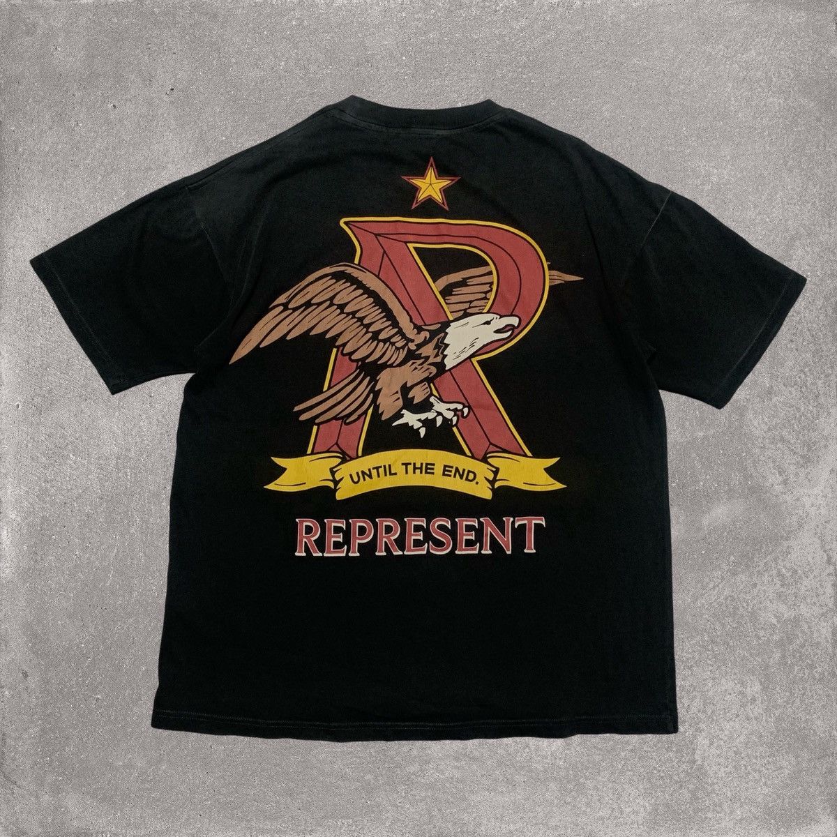 Represent Clo. Represent Small Eagle End Stained Black Tee Size US S / EU 44-46 / 1 - 1 Thumbnail