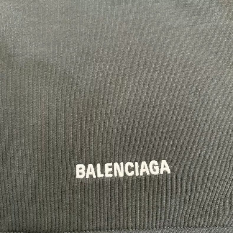 Balenciaga Balenciaga size M Black washed and worn-out embroidered lo Size US 27 - 6 Thumbnail