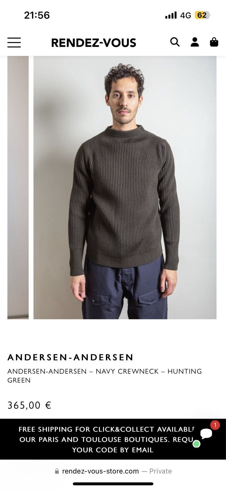 Andersen Andersen Andersen Andersen Hunting Sweater Size M / US 6-8 / IT 42-44 - 3 Thumbnail