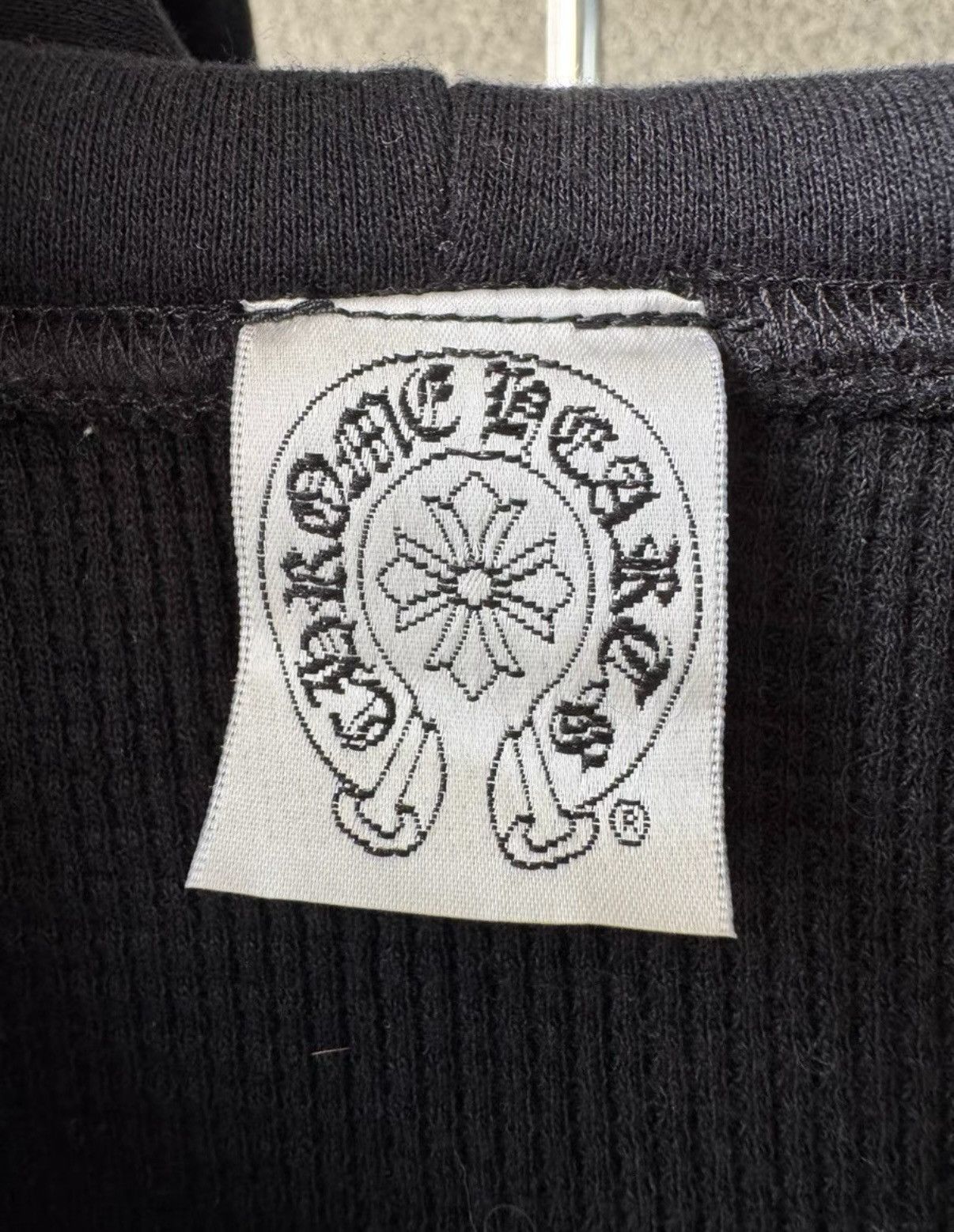 Chrome Hearts Chrome Hearts Limited Edition Waffle-Knit Zip Hoodie Size US L / EU 52-54 / 3 - 8 Thumbnail