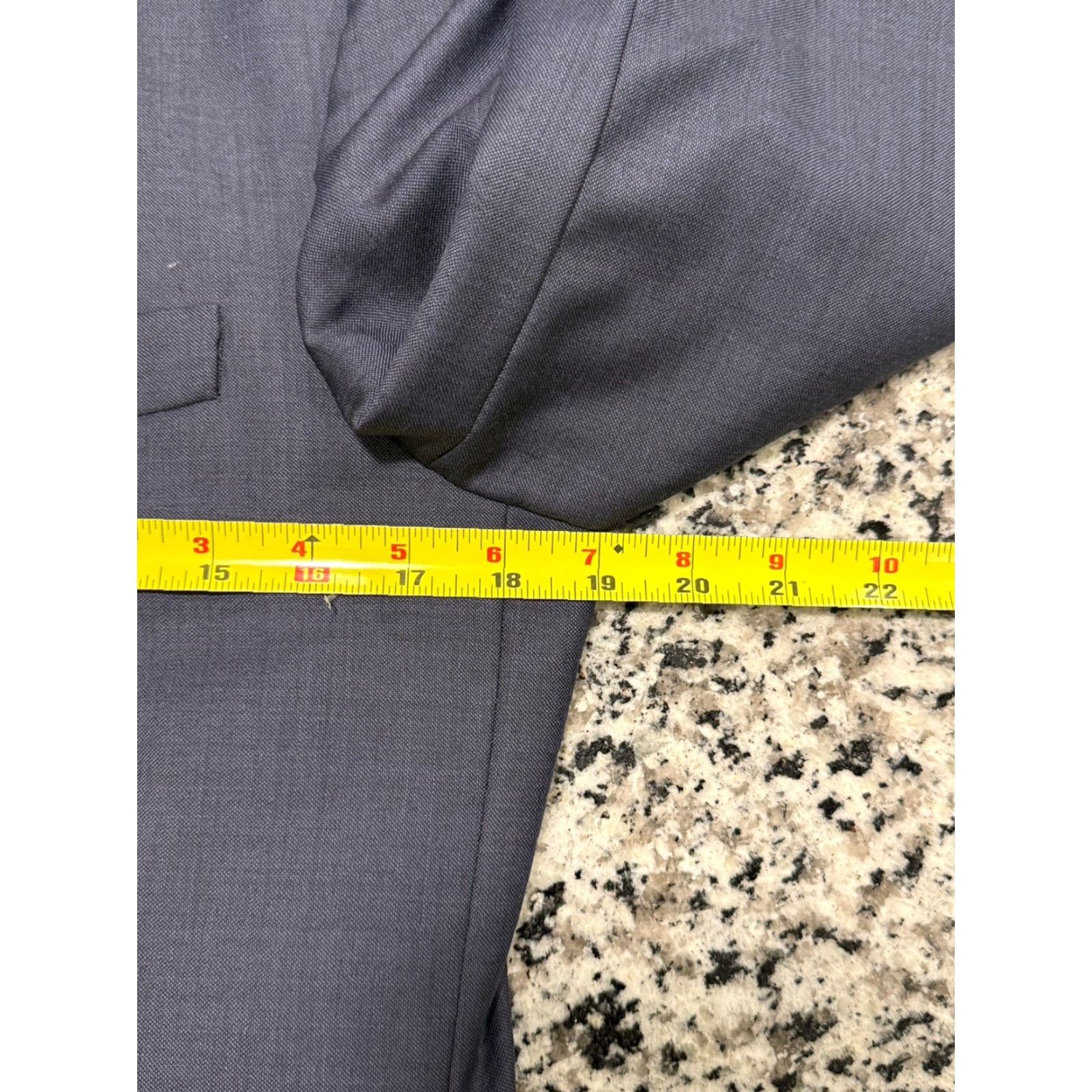 J.Crew J.CREW Thompson Jacket/Blazer 100% Wool Men 36R Blue Blazer Suit Jacket Shirt? Size 36R - 7 Thumbnail
