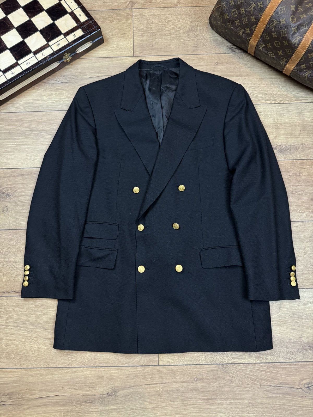Yves Saint Laurent Vintage wool blazer Yves Saint Laurent original luxury item Size 48L - 1 Thumbnail