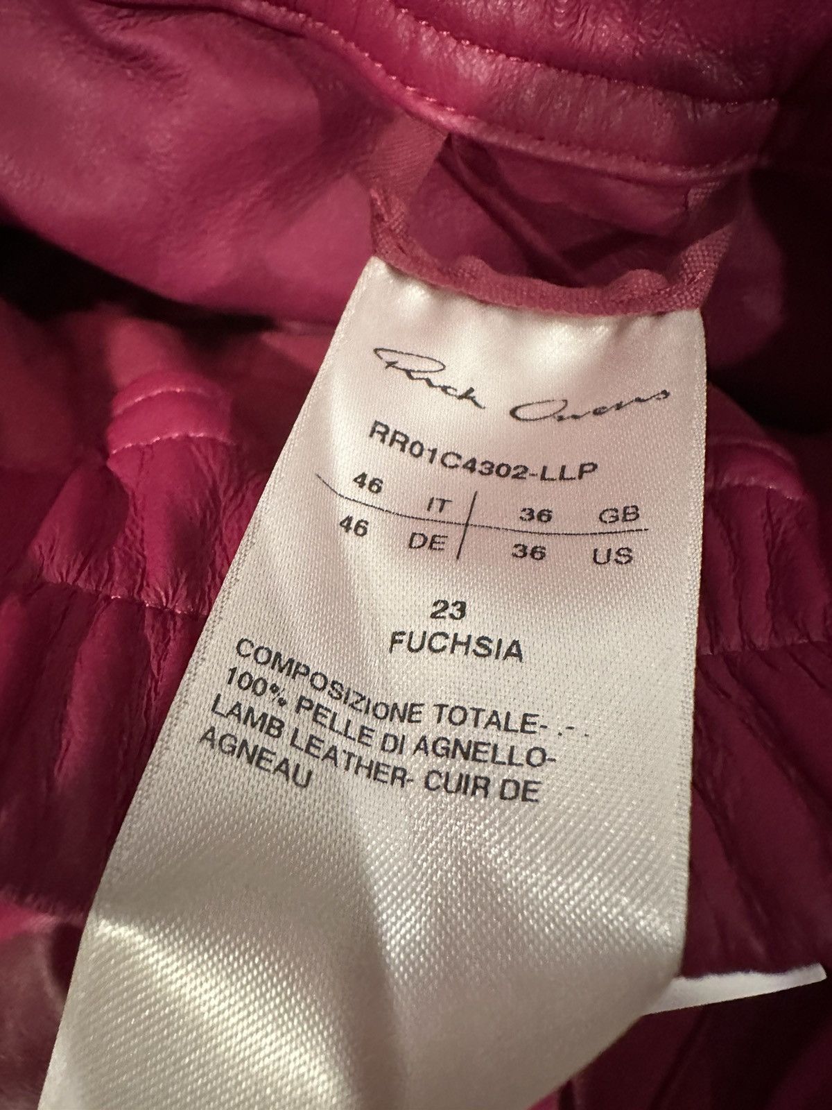 Rick Owens Rick Owen’s Jumbo Cargo Belas Leather Red Size US 30 / EU 46 - 5 Thumbnail