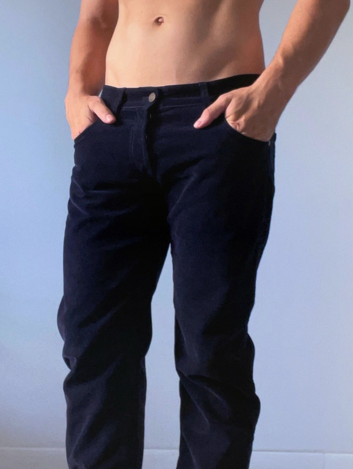 Alexander McQueen Dark Blue Alexander McQueen Corduroy Trousers Size US 32 / EU 48 - 1 Thumbnail