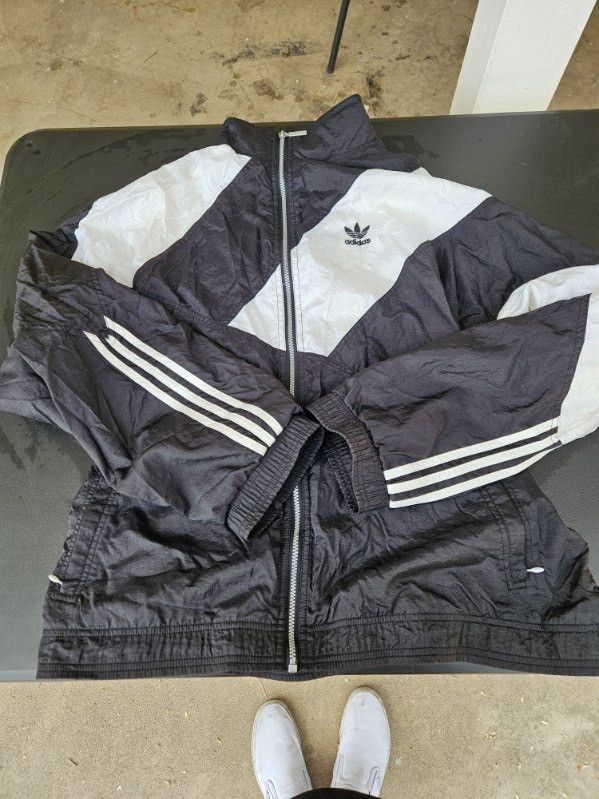 Adidas Adidas Vintage Windbreaker Size US XL / EU 56 / 4 - 1 Thumbnail