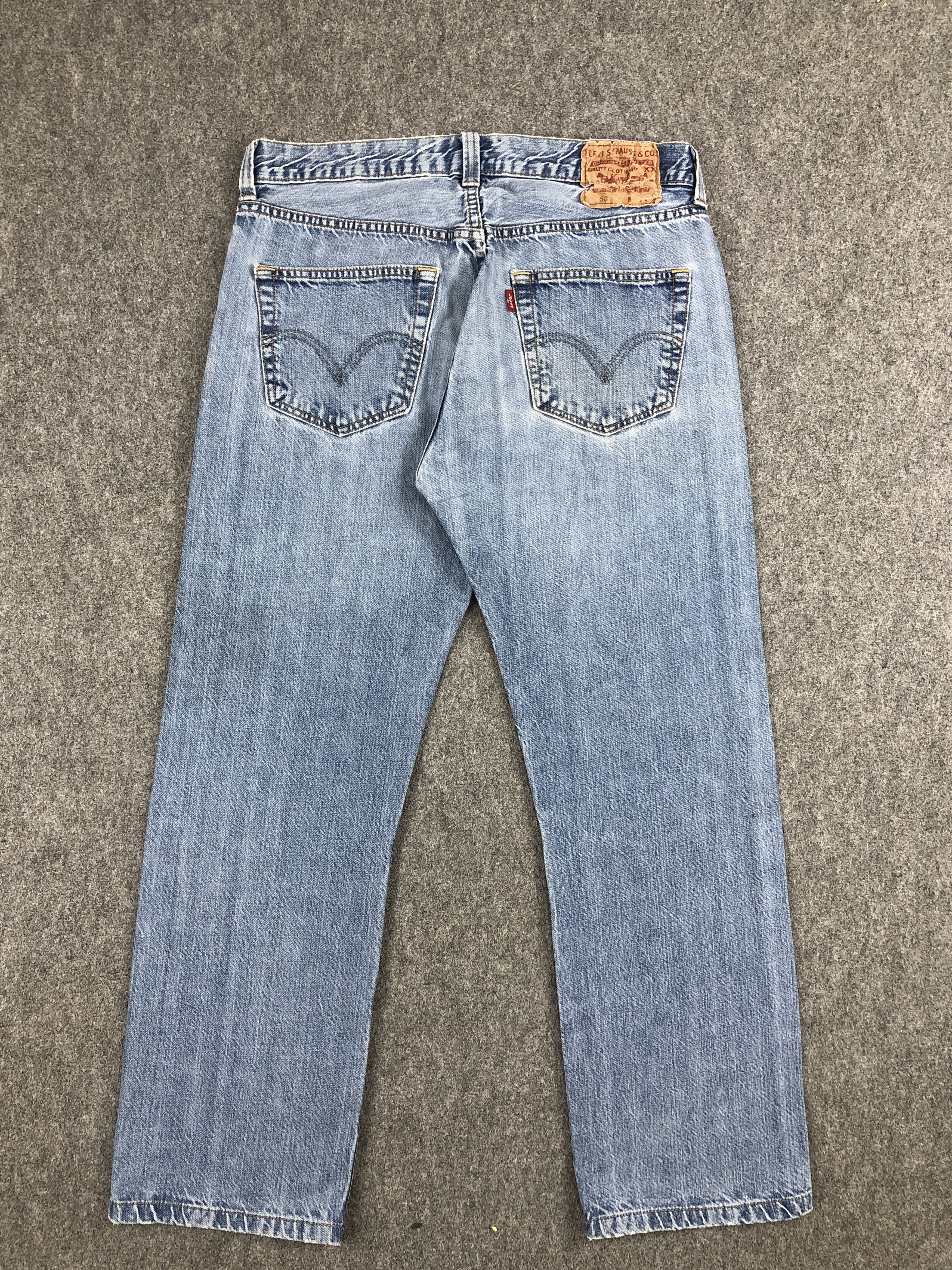 Levi's Vintage Levis 501 Blue Denim Jeans DP2242 Size US 31 - 3 Thumbnail