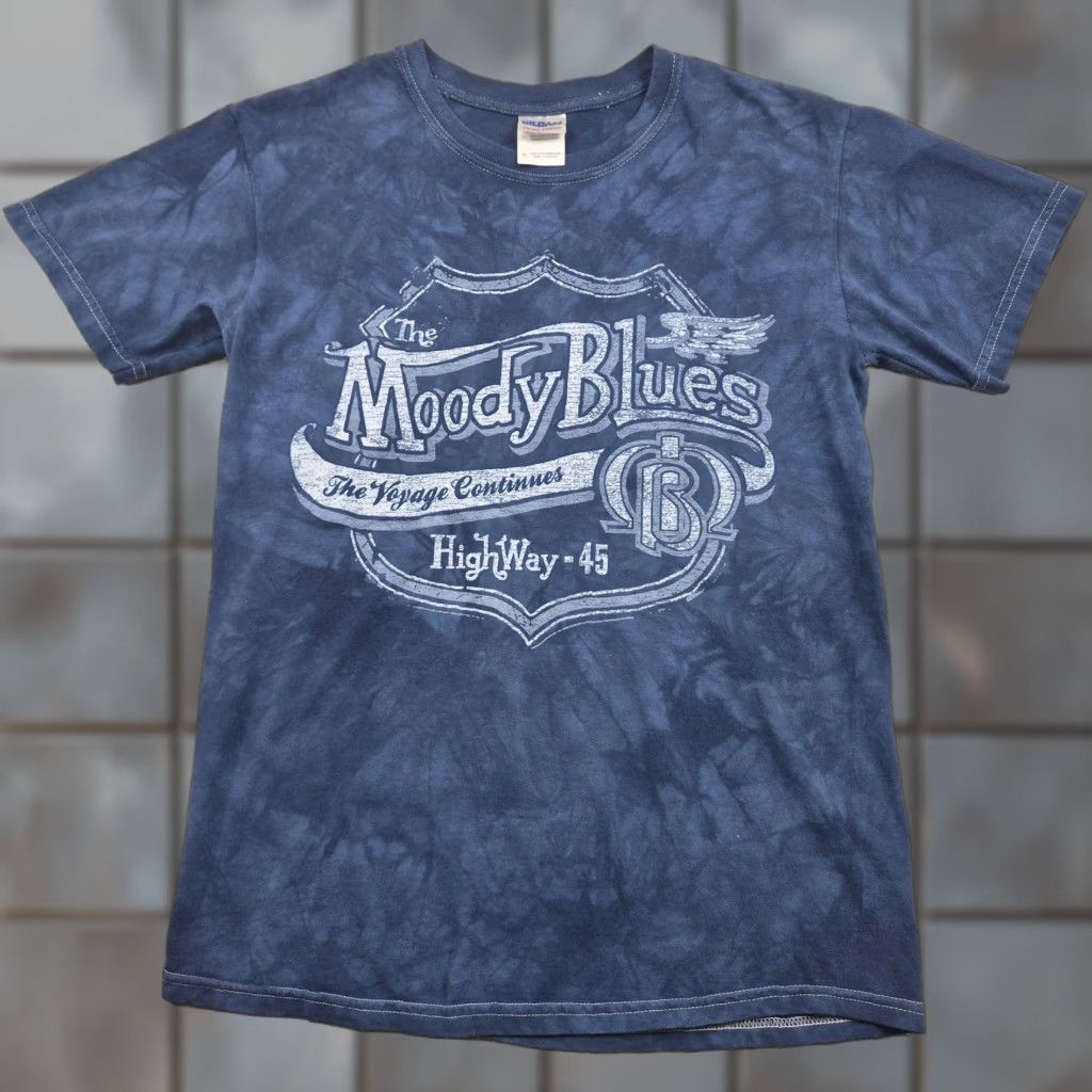 Gildan VINTAGE The Moody Blues Shirt Mens Small Blue 2013 Voyage Continues Tour Band Tee Gildan Size US S / EU 44-46 / 1 - 1 Thumbnail