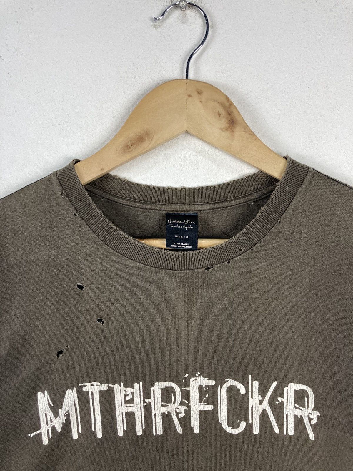Number (N)ine Archived Number Nine SS06 Mthrfckr Fuck You Distressed Faded Size US M / EU 48-50 / 2 - 4 Thumbnail