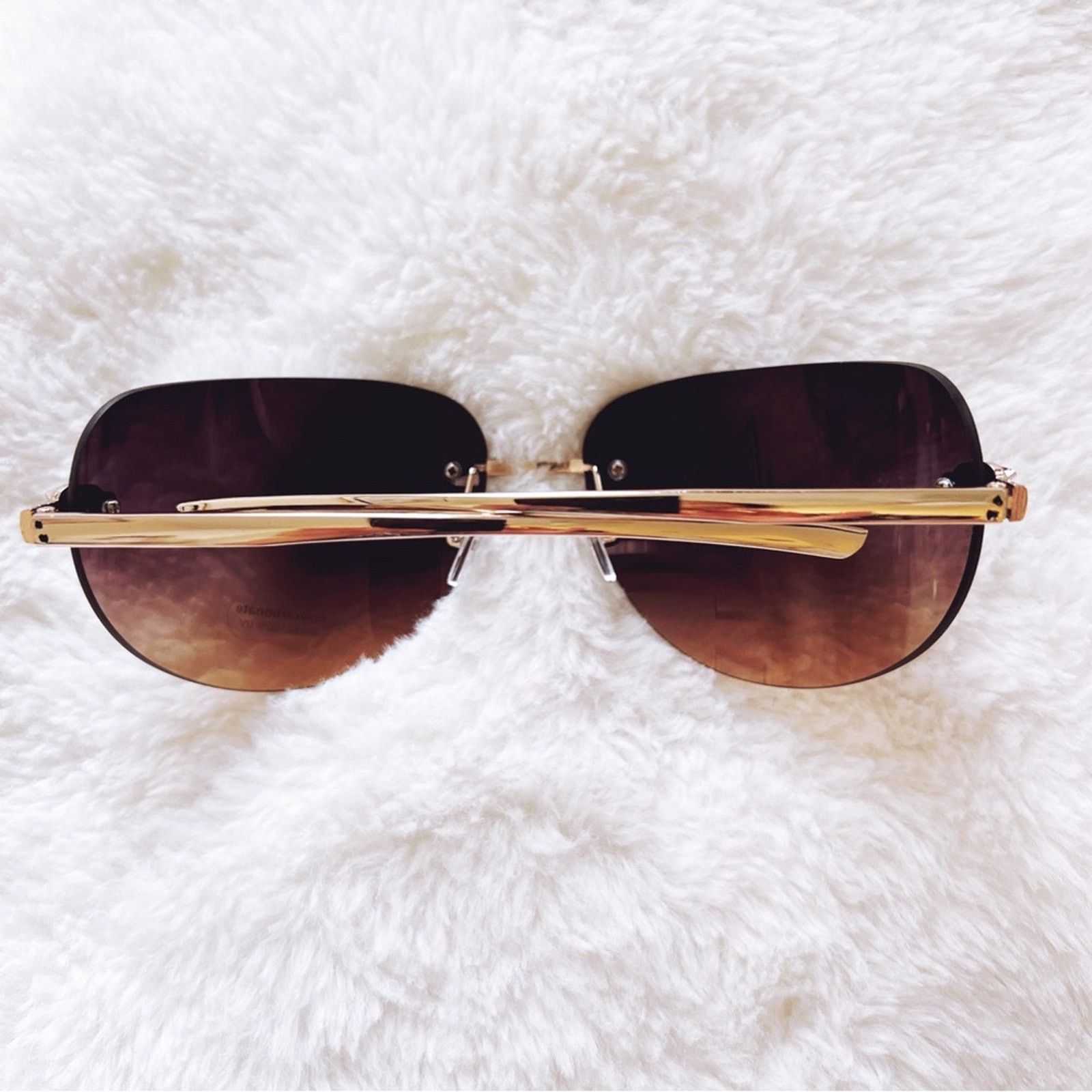 Other Ophelia Brown Floral Chic Sunglasses Size ONE SIZE - 10 Thumbnail