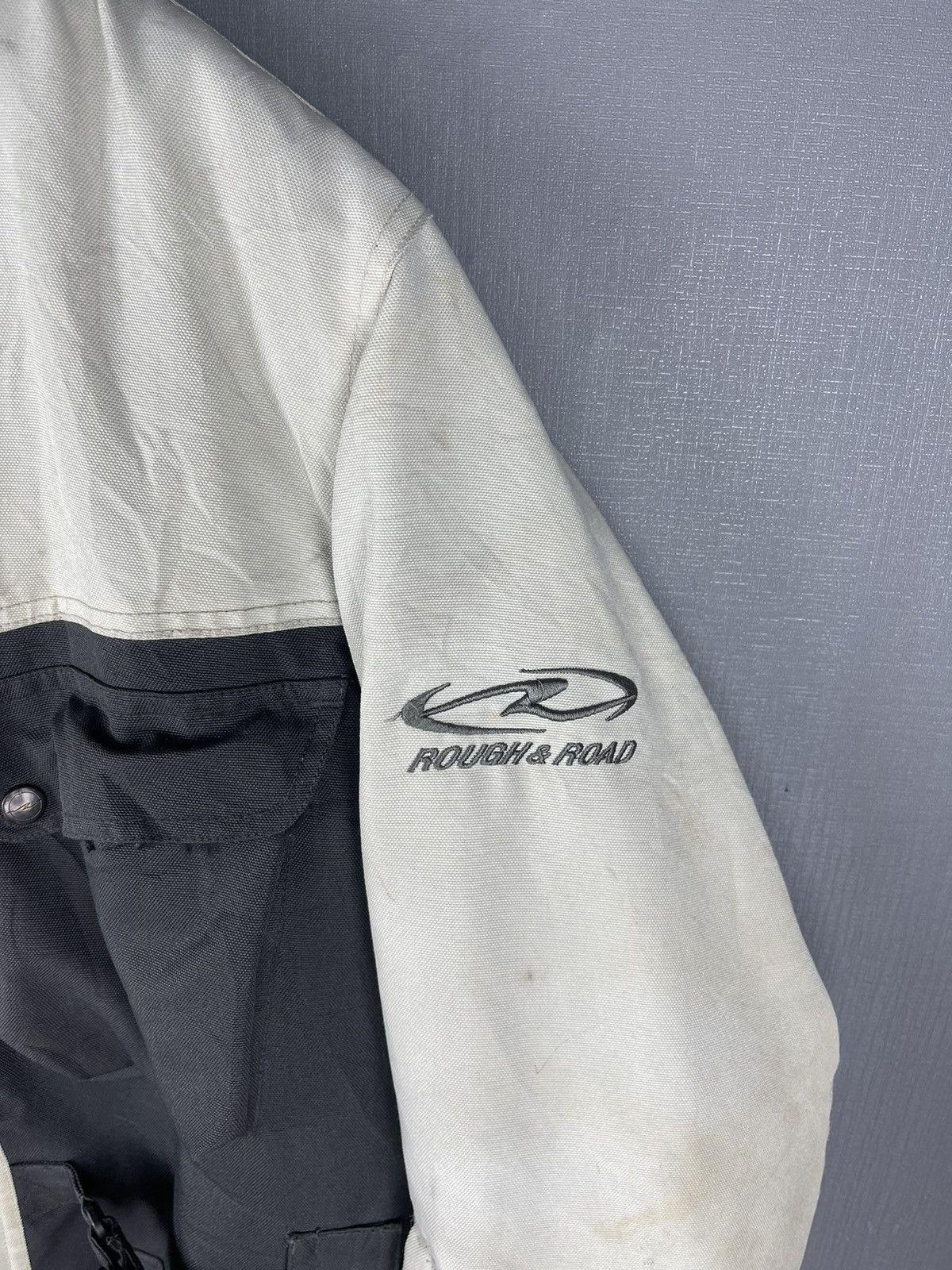 Vintage ROUGHT & ROAD Japanese Brand Racing Biker Jacket