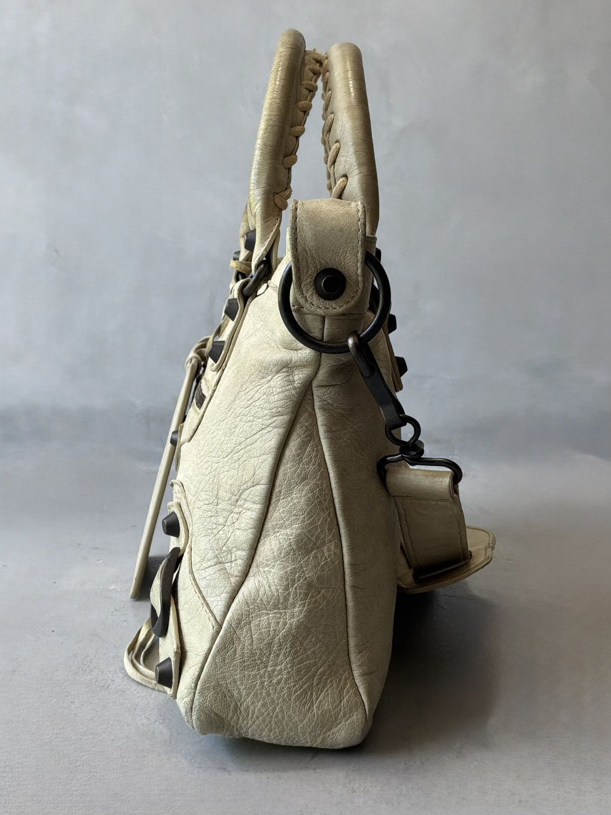 Balenciaga Balenciaga - Le First - Beige Lambskin Bag Size ONE SIZE - 11 Thumbnail