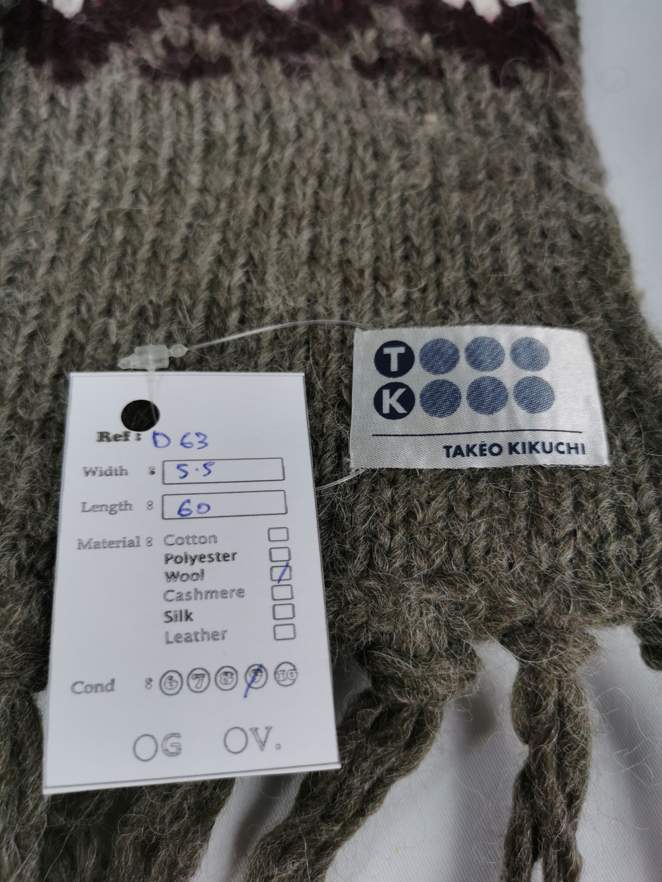 Takeo Kikuchi Takeo Kikuchi scarf muffler Size ONE SIZE - 3 Thumbnail