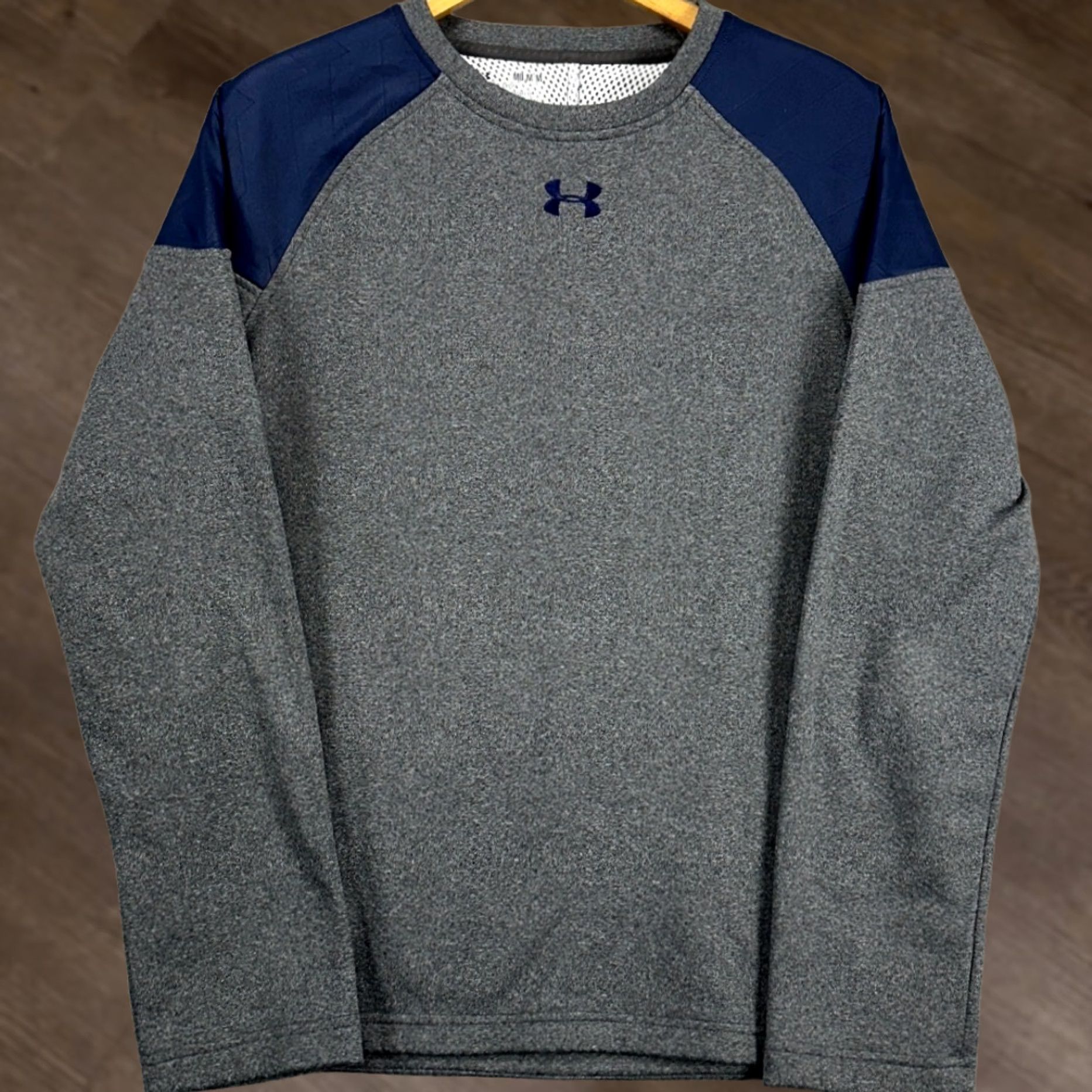 Under Armour Under Armour Cold Gear Sweatshirt Mens Medium Gray Loose Fit Pullover Logo Casual Size US M / EU 48-50 / 2 - 1 Thumbnail